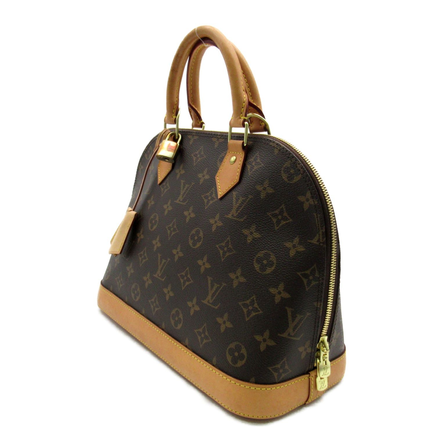 Louis Vuitton Louis Vuitton Alma Pm Handbag Coated Canvas Monogram Brown Size ONE SIZE - 2 Thumbnail