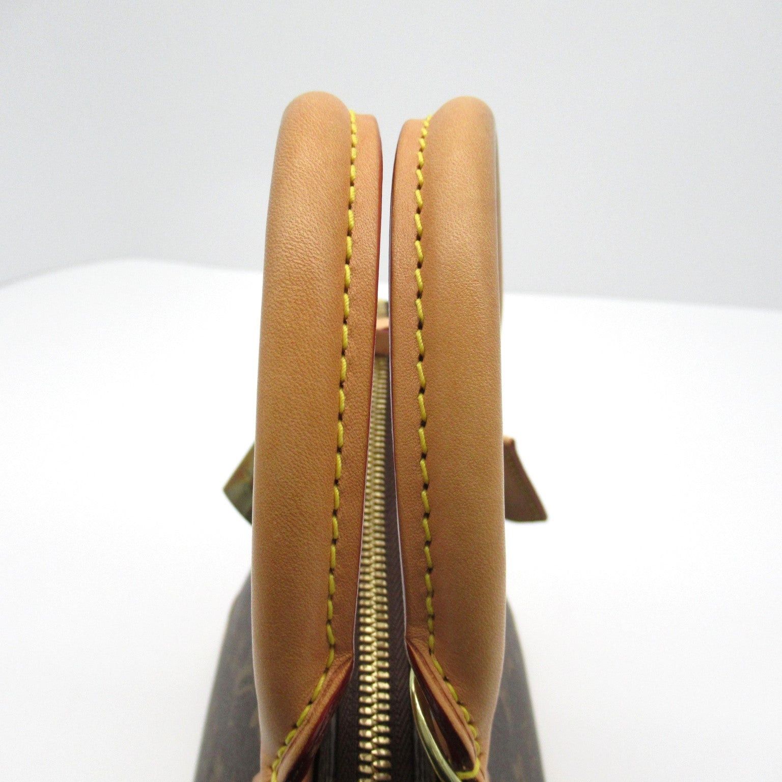 Louis Vuitton Louis Vuitton Alma Pm Handbag Coated Canvas Monogram Brown Size ONE SIZE - 9 Thumbnail