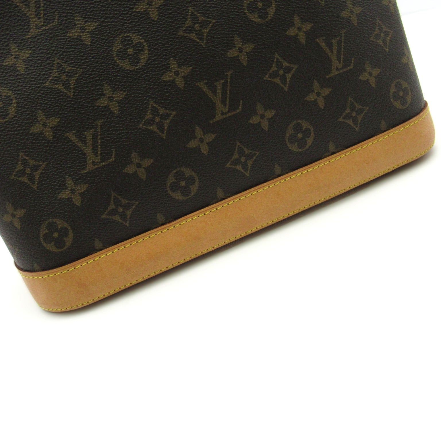 Louis Vuitton Louis Vuitton Alma Pm Handbag Coated Canvas Monogram Brown Size ONE SIZE - 13 Thumbnail