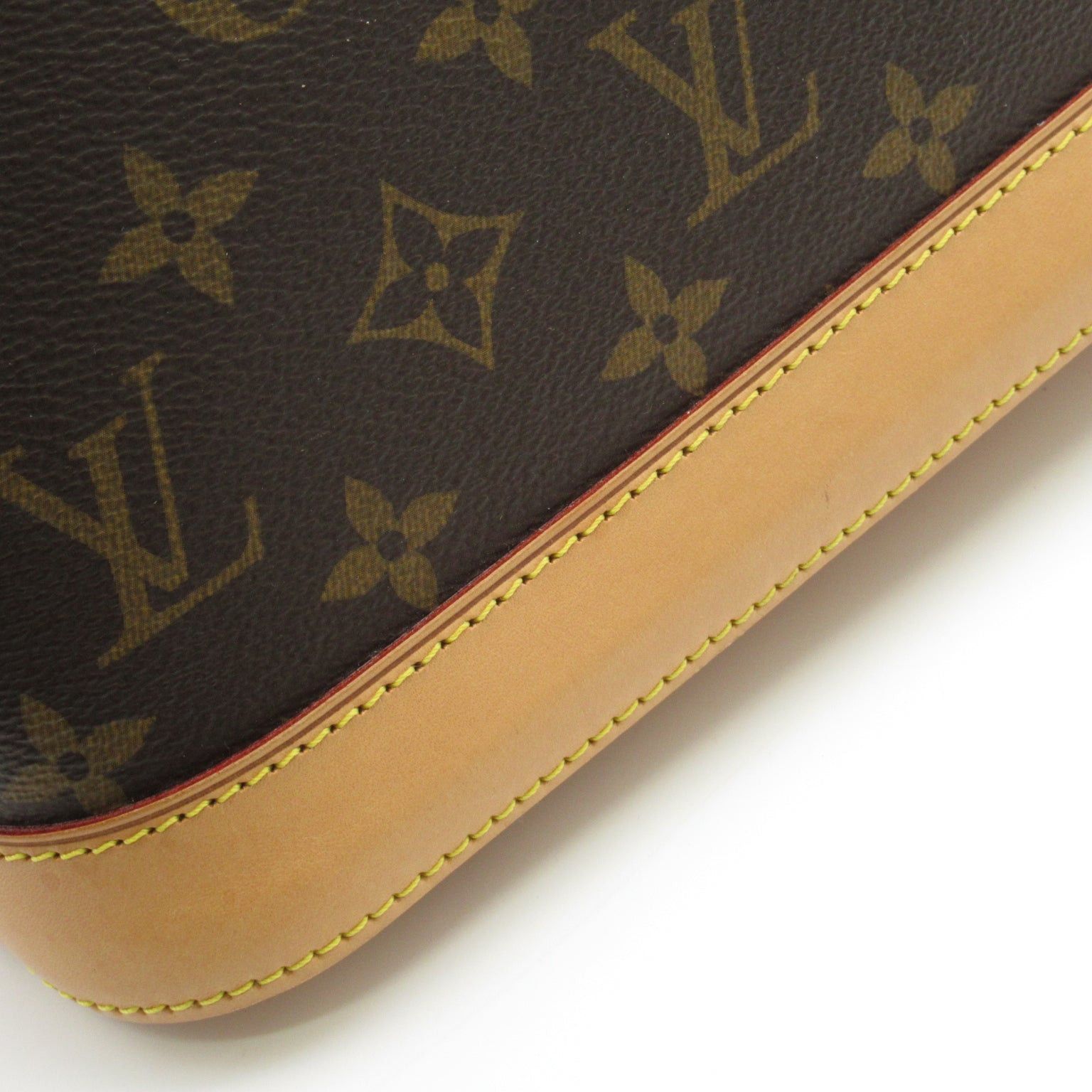 Louis Vuitton Louis Vuitton Alma Bb Shoulder Bag Coated Canvas Monogram Brown Size ONE SIZE - 14 Thumbnail