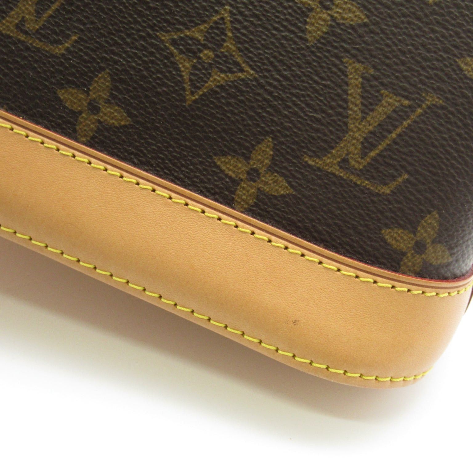 Louis Vuitton Louis Vuitton Alma Bb Shoulder Bag Coated Canvas Monogram Brown Size ONE SIZE - 13 Thumbnail