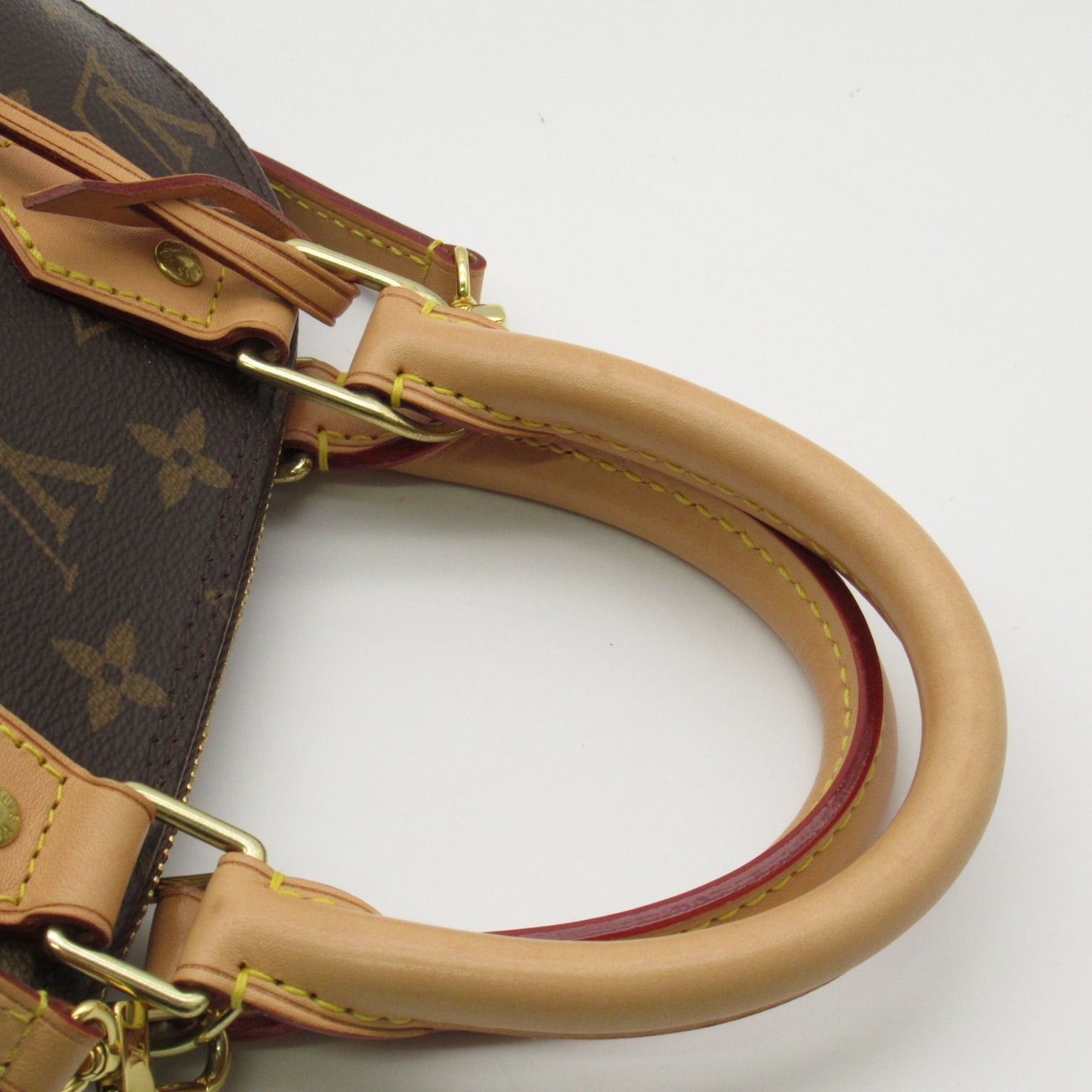 Louis Vuitton Louis Vuitton Alma Bb Shoulder Bag Coated Canvas Monogram Brown Size ONE SIZE - 9 Thumbnail