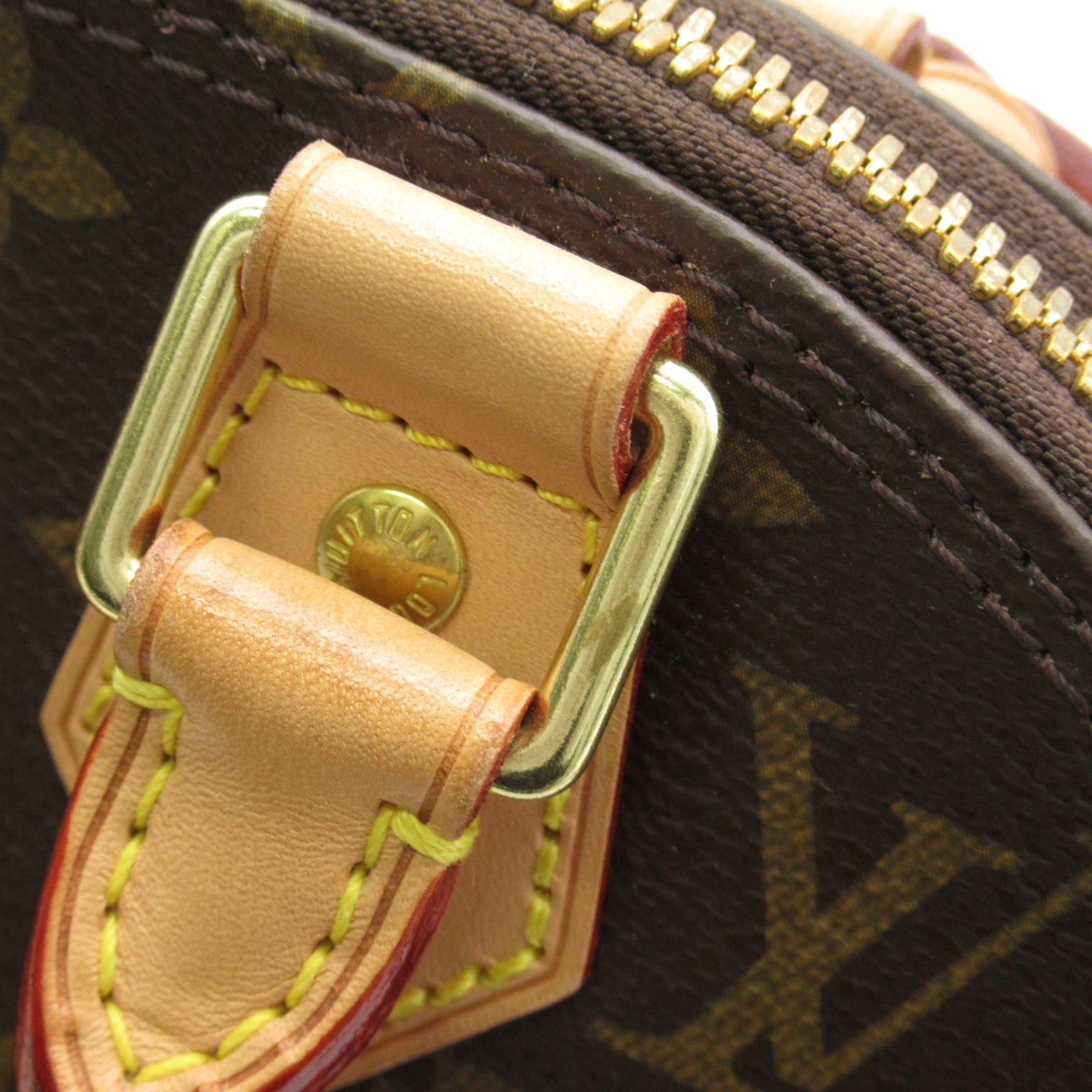 Louis Vuitton Louis Vuitton Alma Bb Shoulder Bag Coated Canvas Monogram Brown Size ONE SIZE - 17 Thumbnail