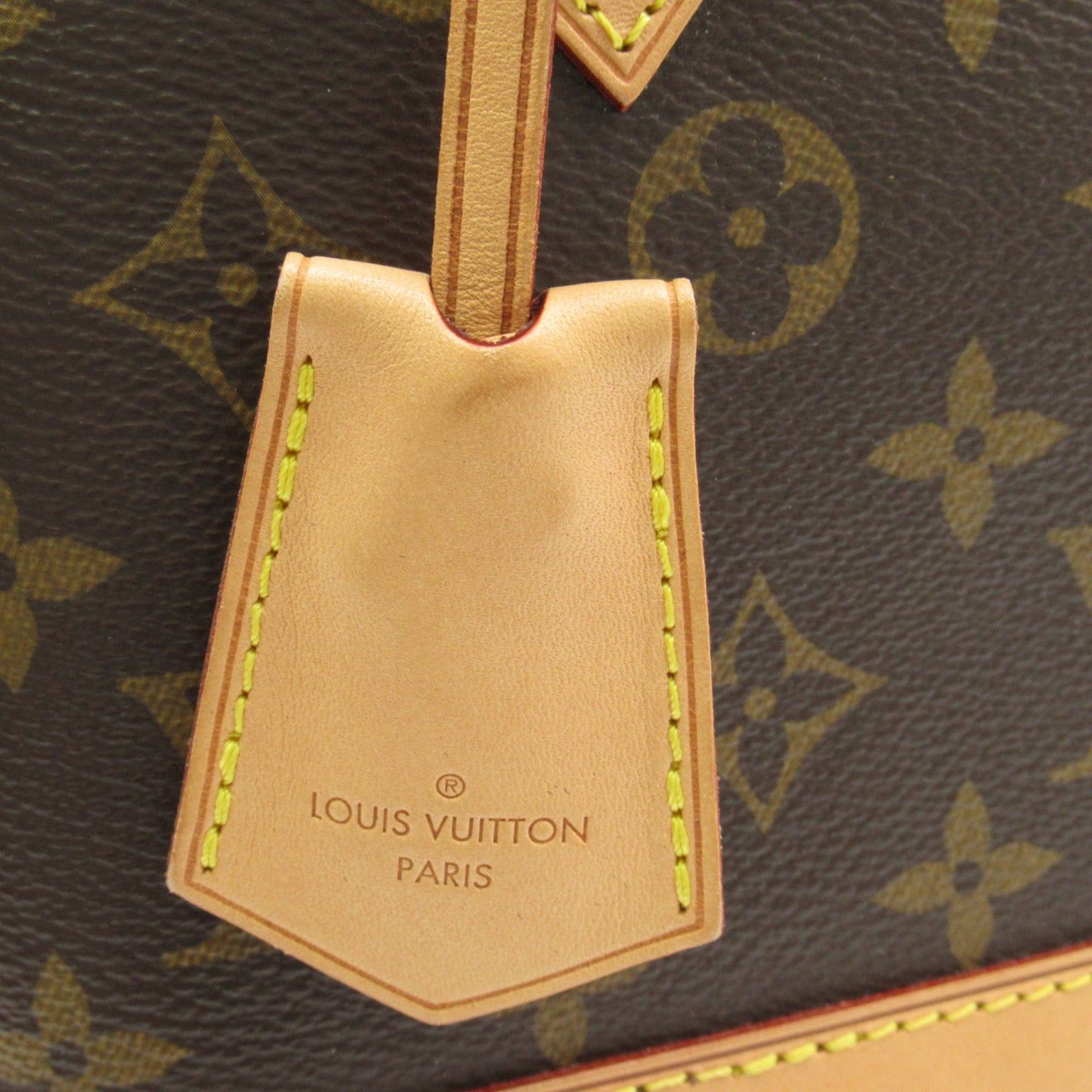 Louis Vuitton Louis Vuitton Alma Bb Shoulder Bag Coated Canvas Monogram Brown Size ONE SIZE - 11 Thumbnail