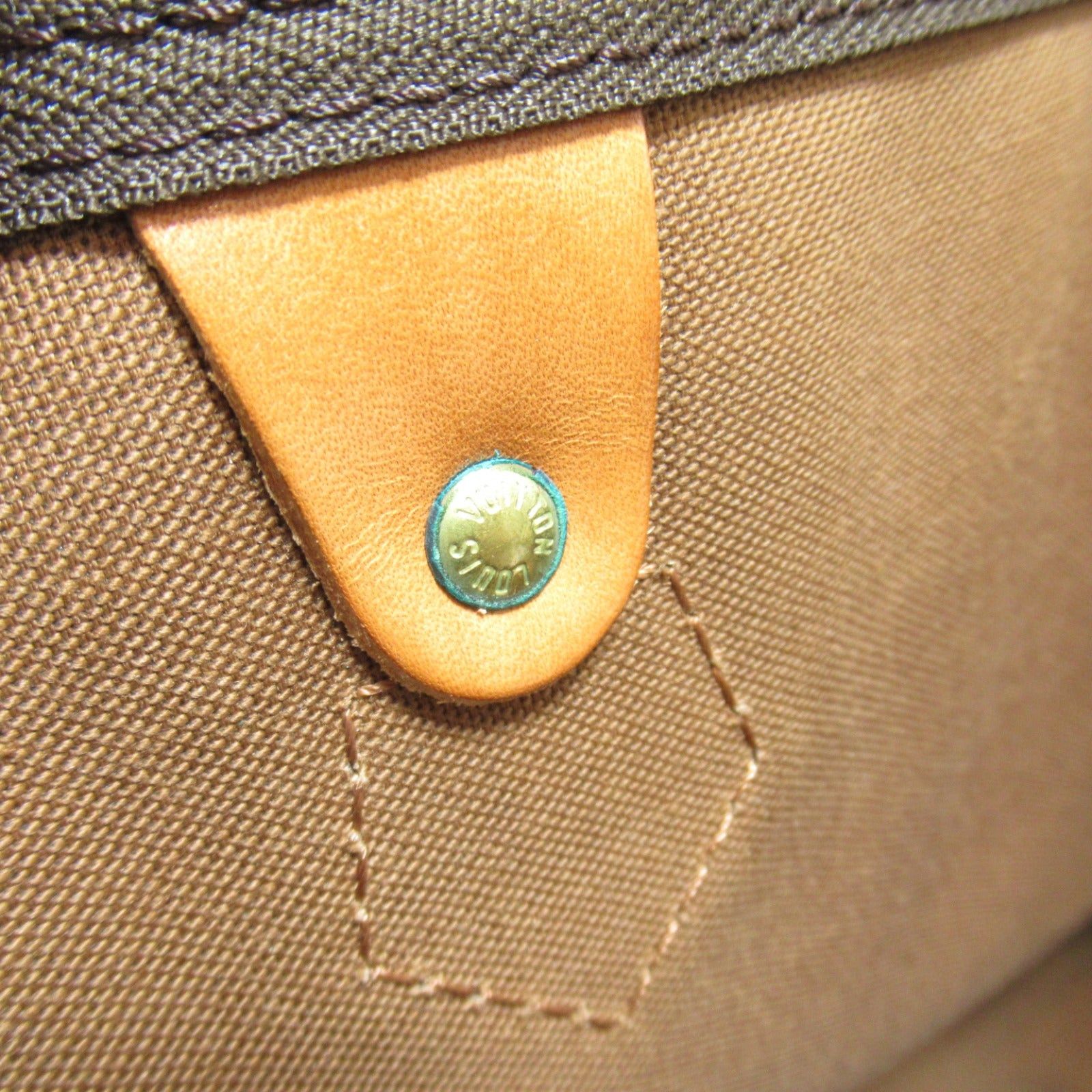 Louis Vuitton Louis Vuitton Speedy 40 Handbag Coated Canvas Monogram Brown Size ONE SIZE - 11 Thumbnail