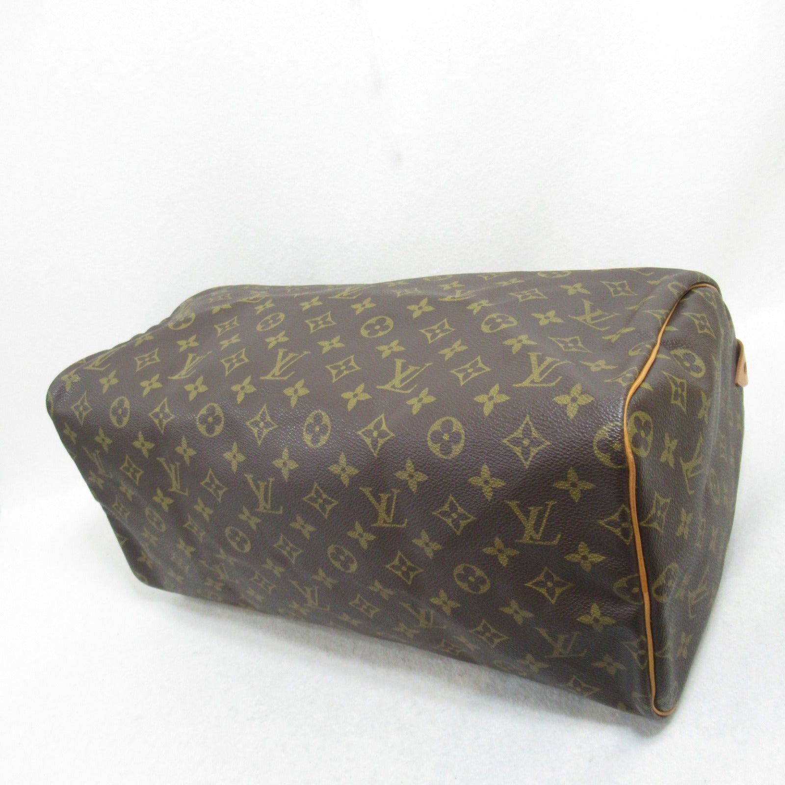 Louis Vuitton Louis Vuitton Speedy 40 Handbag Coated Canvas Monogram Brown Size ONE SIZE - 4 Thumbnail