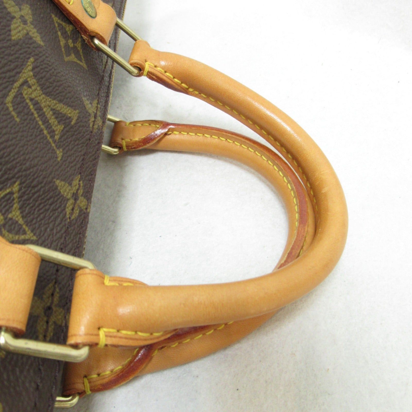 Louis Vuitton Louis Vuitton Speedy 40 Handbag Coated Canvas Monogram Brown Size ONE SIZE - 8 Thumbnail