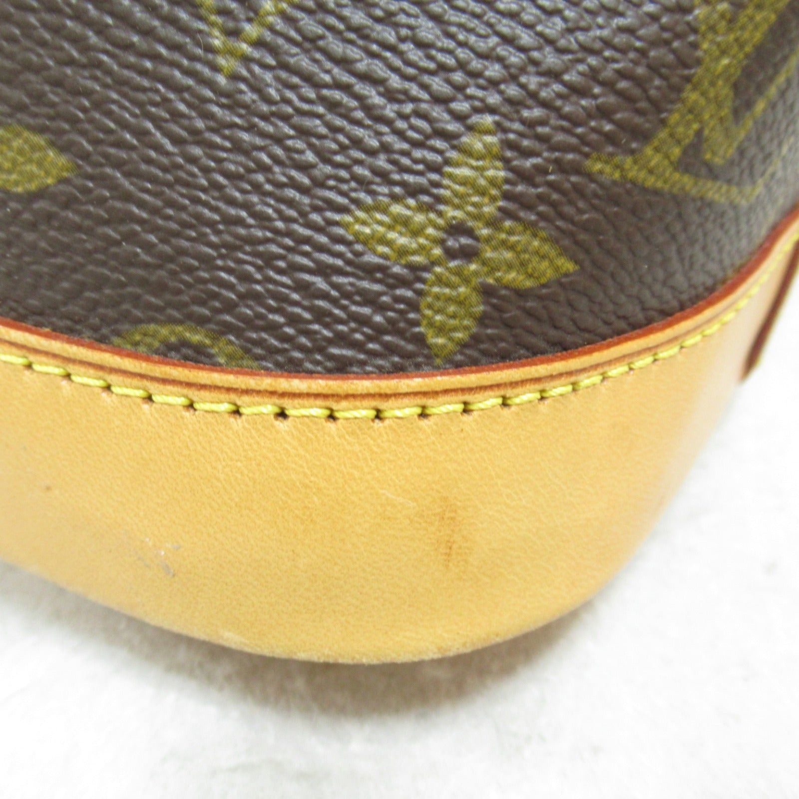 Louis Vuitton Louis Vuitton Alma Pm Handbag Coated Canvas Monogram Brown Size ONE SIZE - 9 Thumbnail