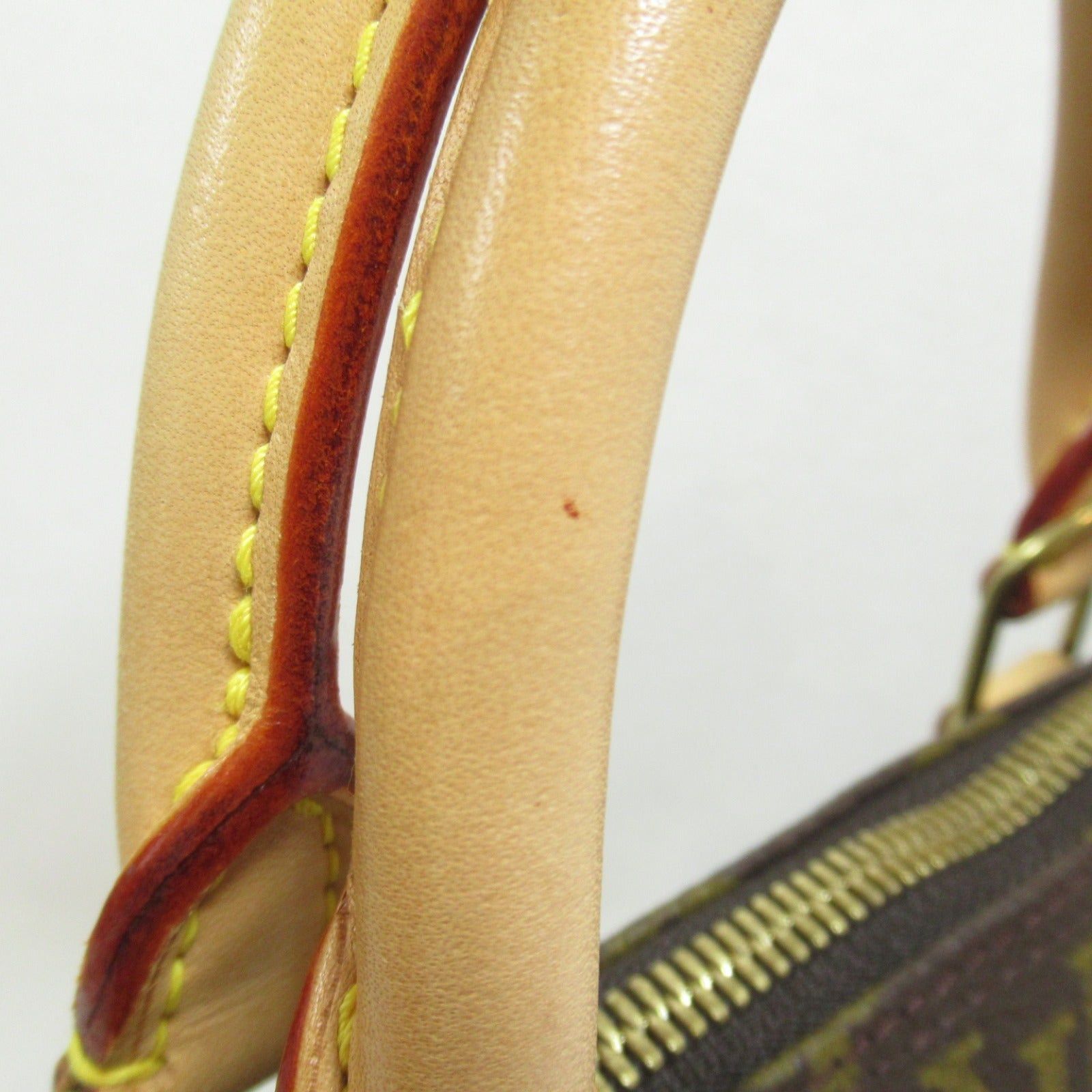 Louis Vuitton Louis Vuitton Alma Pm Handbag Coated Canvas Monogram Brown Size ONE SIZE - 8 Thumbnail
