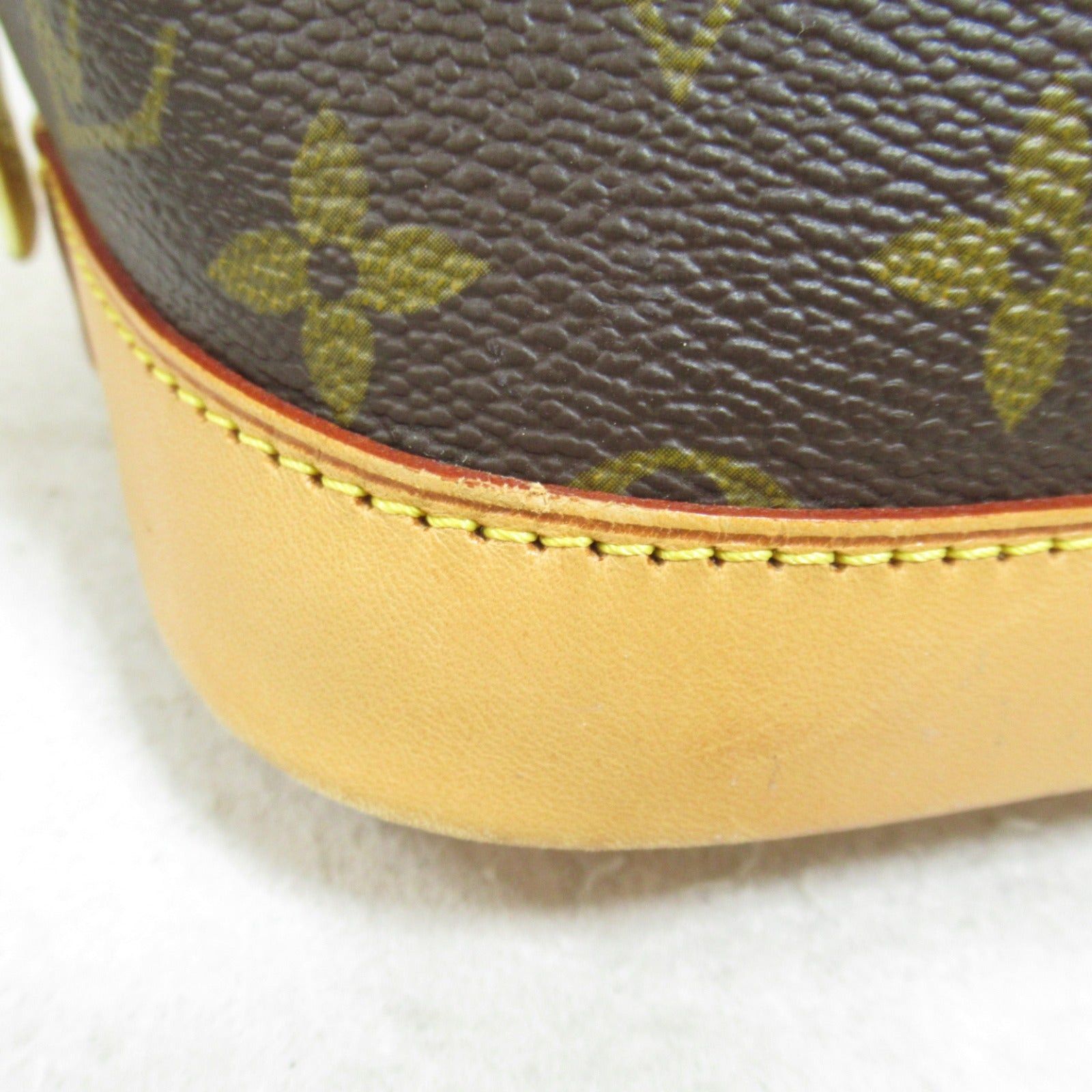 Louis Vuitton Louis Vuitton Alma Pm Handbag Coated Canvas Monogram Brown Size ONE SIZE - 10 Thumbnail