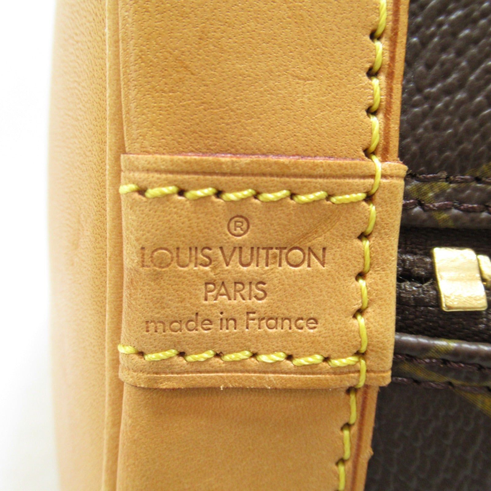 Louis Vuitton Louis Vuitton Alma Pm Handbag Coated Canvas Monogram Brown Size ONE SIZE - 6 Thumbnail