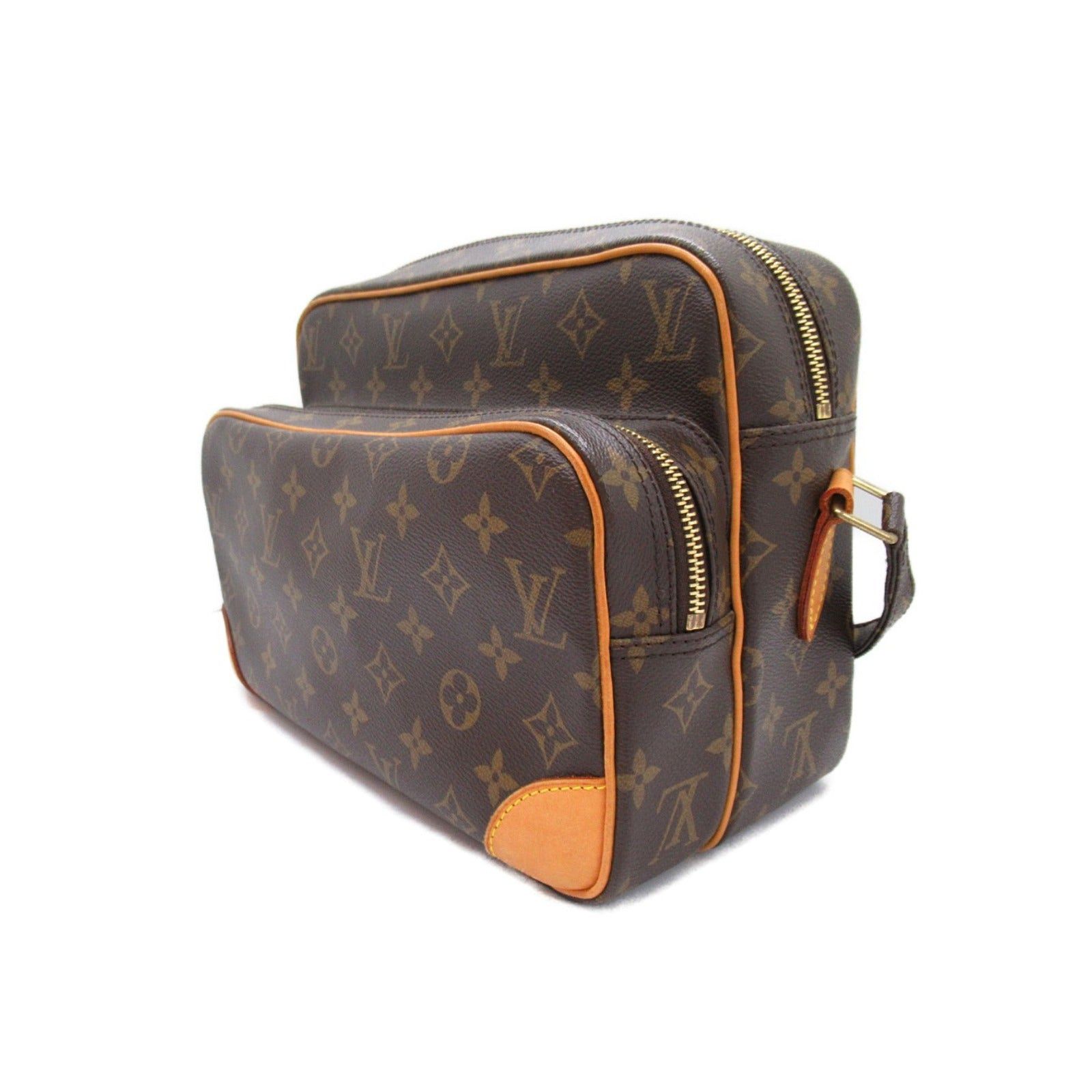 Louis Vuitton Louis Vuitton Nil Shoulder Bag Coated Canvas Monogram Brown Size ONE SIZE - 3 Thumbnail