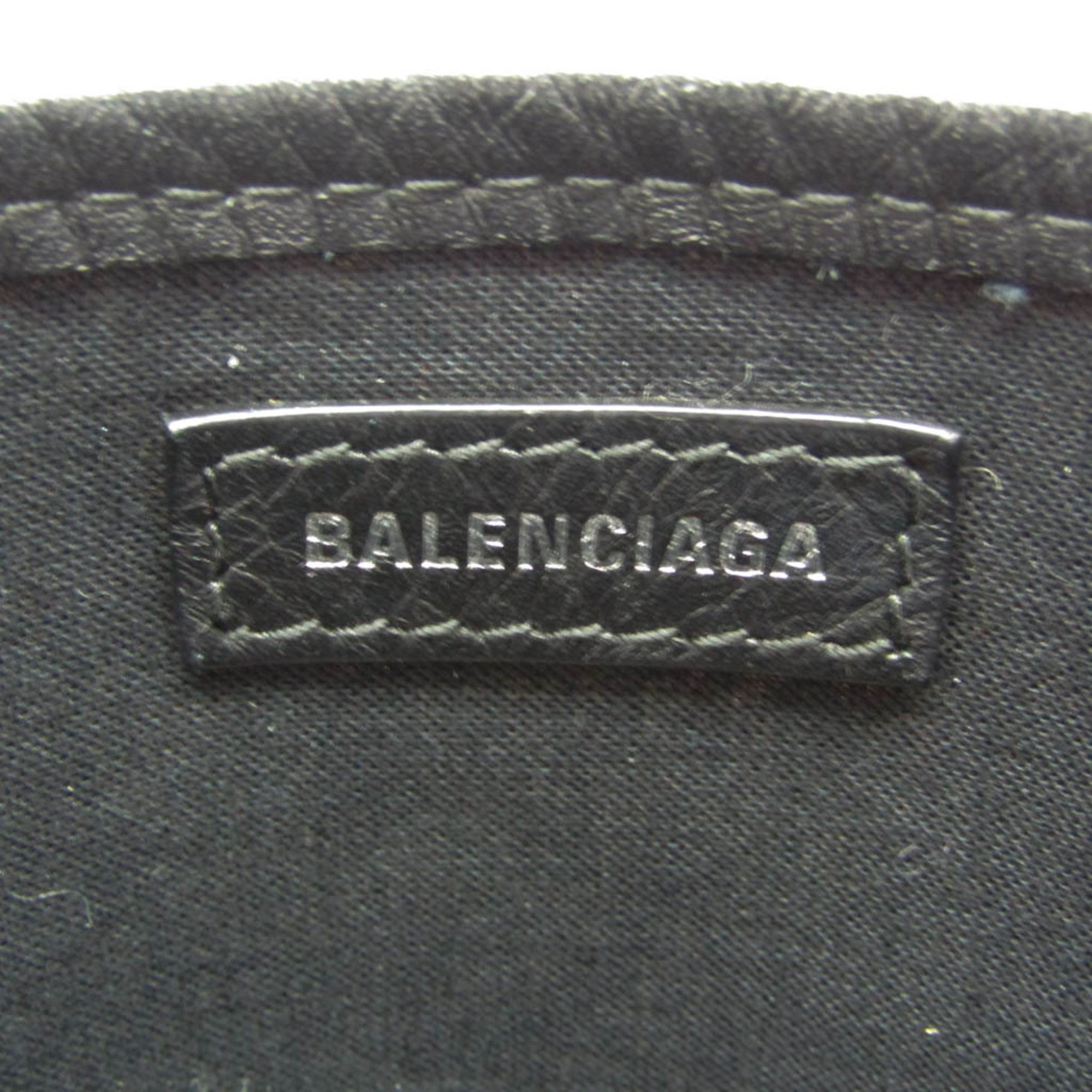 Balenciaga Navy Cabas Black Leather Tote Bag (Pre-Owned) Size ONE SIZE - 5 Thumbnail