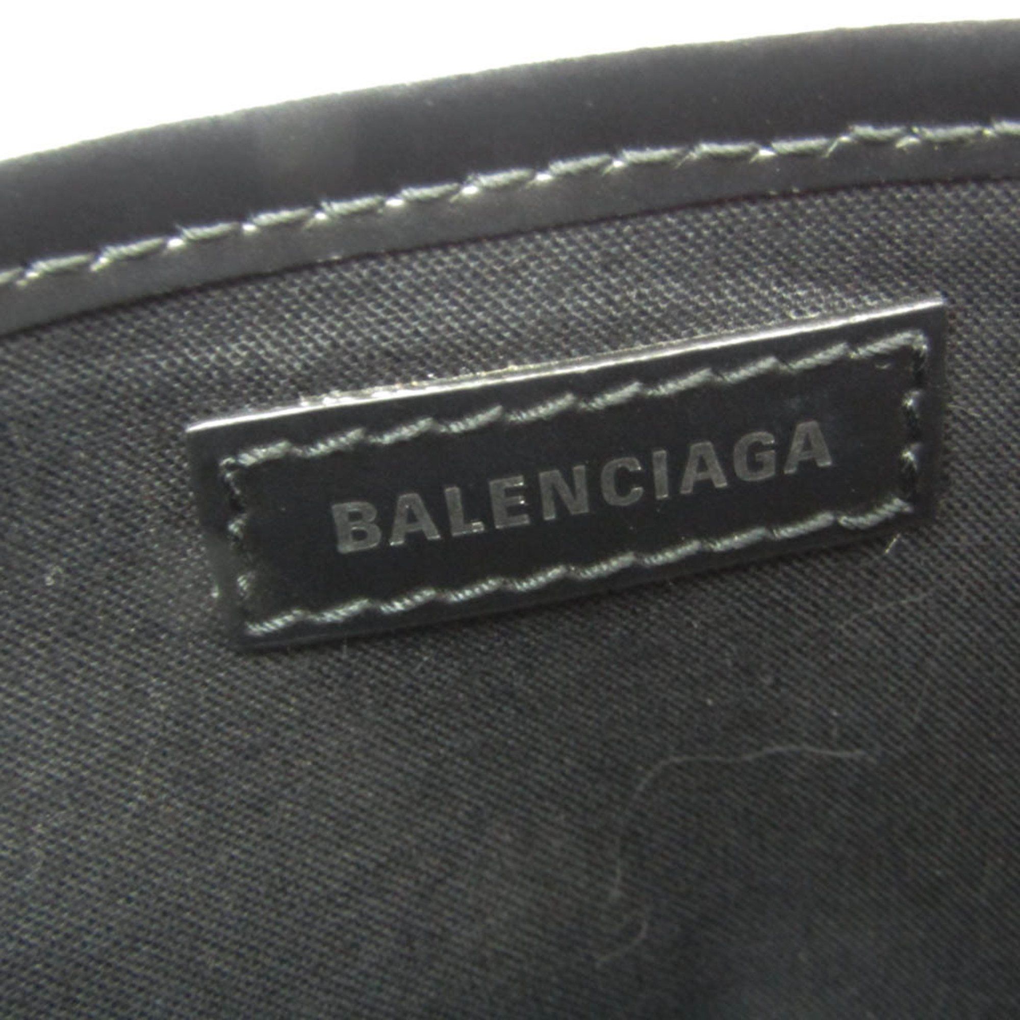 Balenciaga Navy Beige Canvas Handbag (Pre-Owned) Size ONE SIZE - 13 Thumbnail