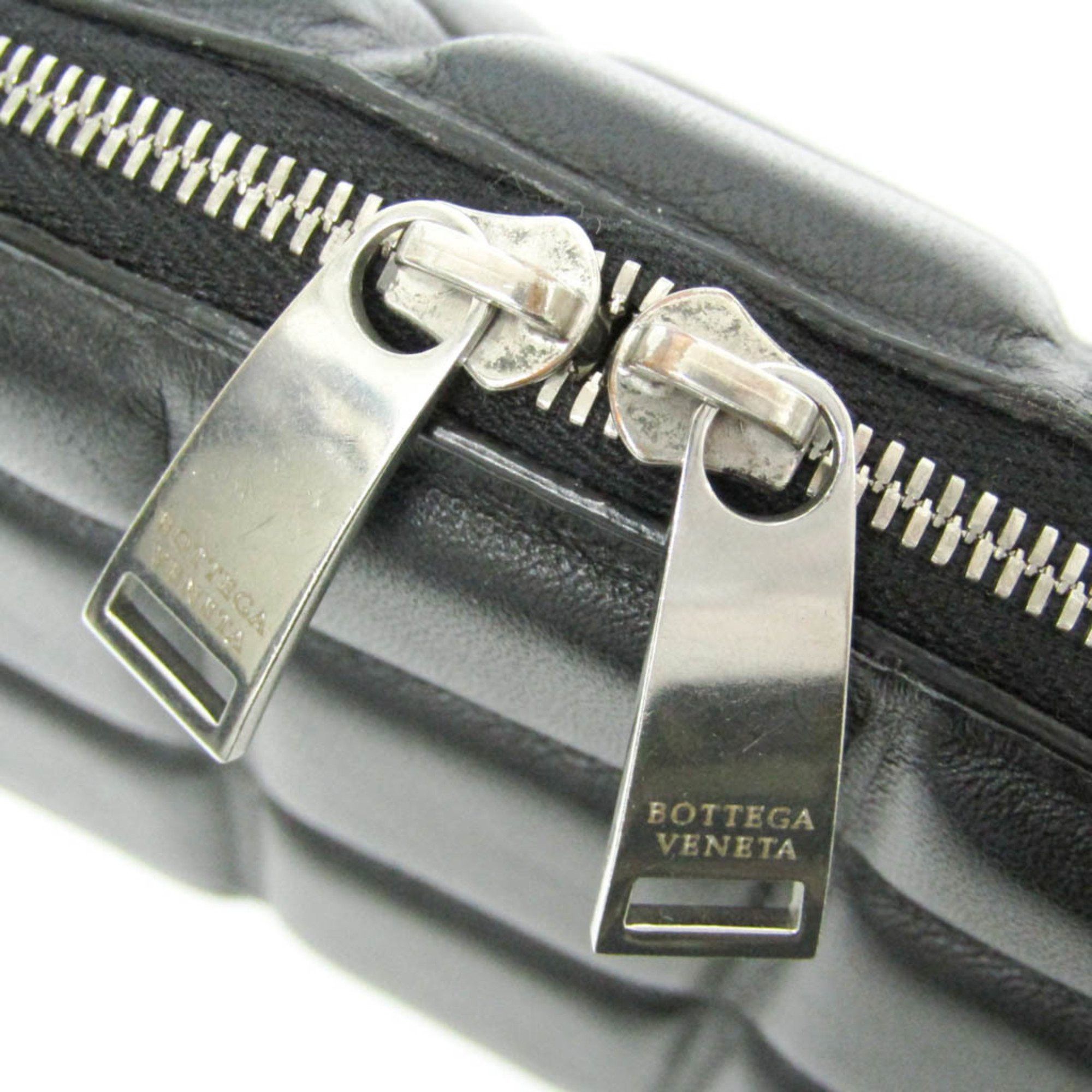 Bottega Veneta Padded Black Leather Shoulder Bag (Pre-Owned) Size ONE SIZE - 11 Thumbnail