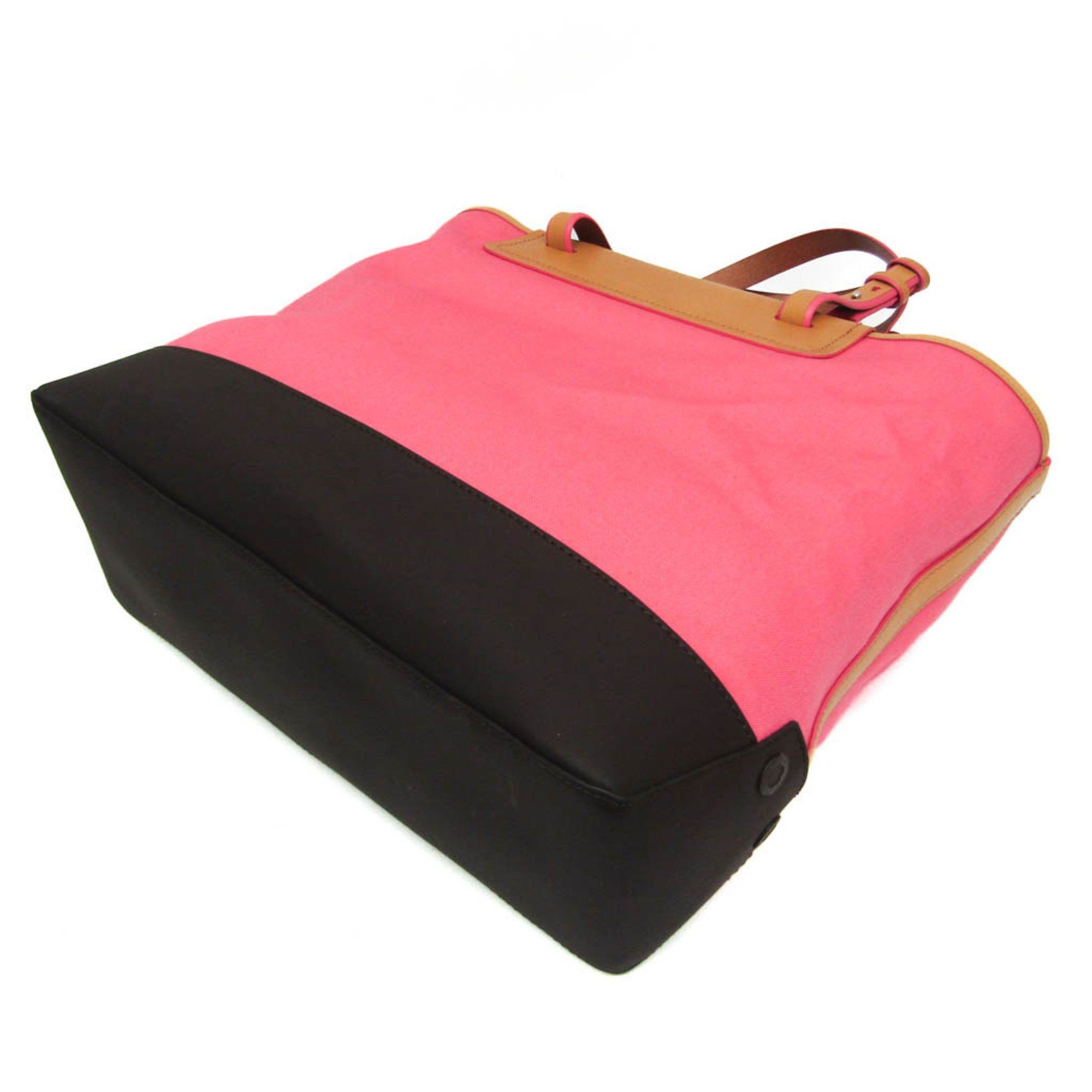 Bally Pink Canvas Tote Bag (Pre-Owned) Size ONE SIZE - 2 Thumbnail