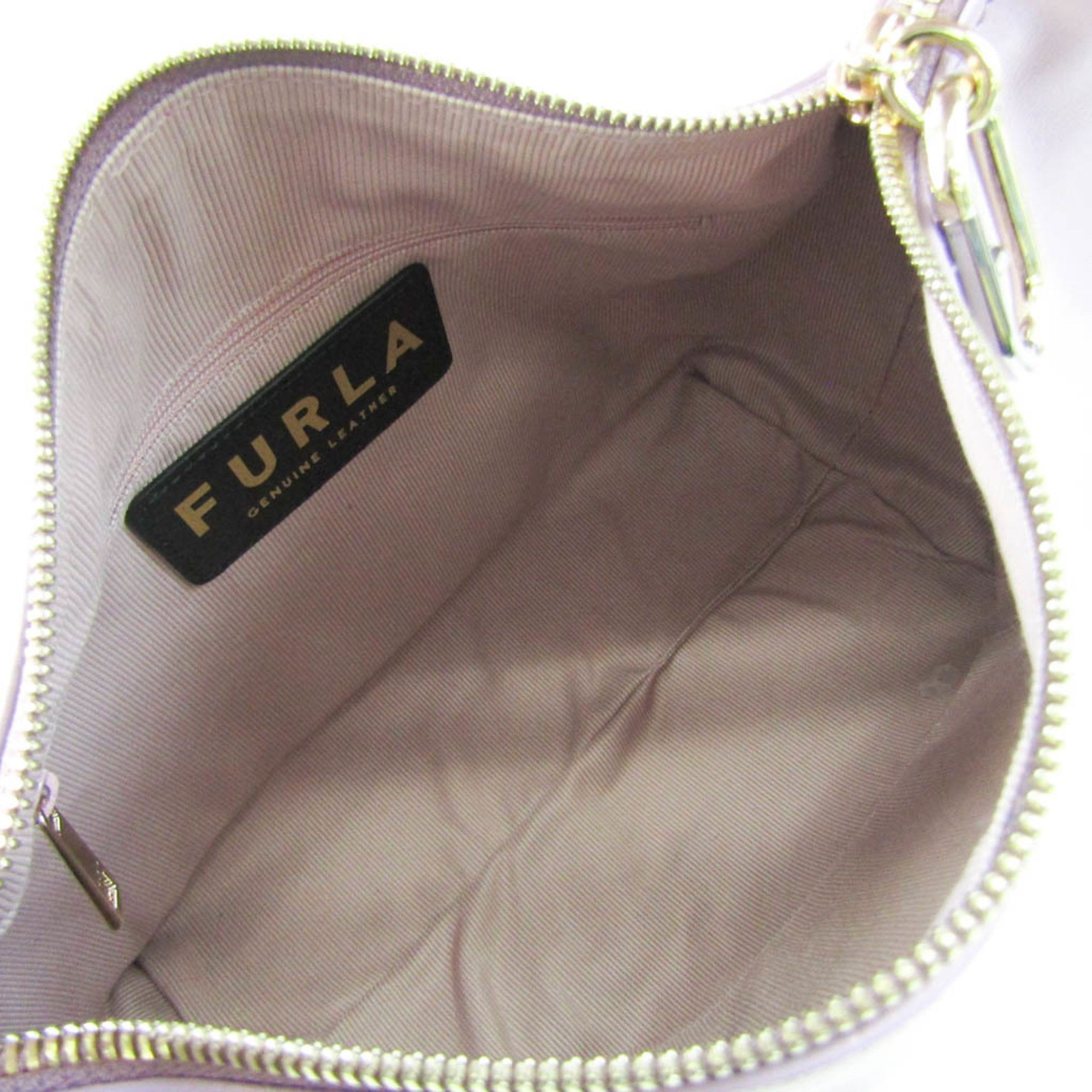 Furla Purple Leather Handbag (Pre-Owned) Size ONE SIZE - 4 Thumbnail