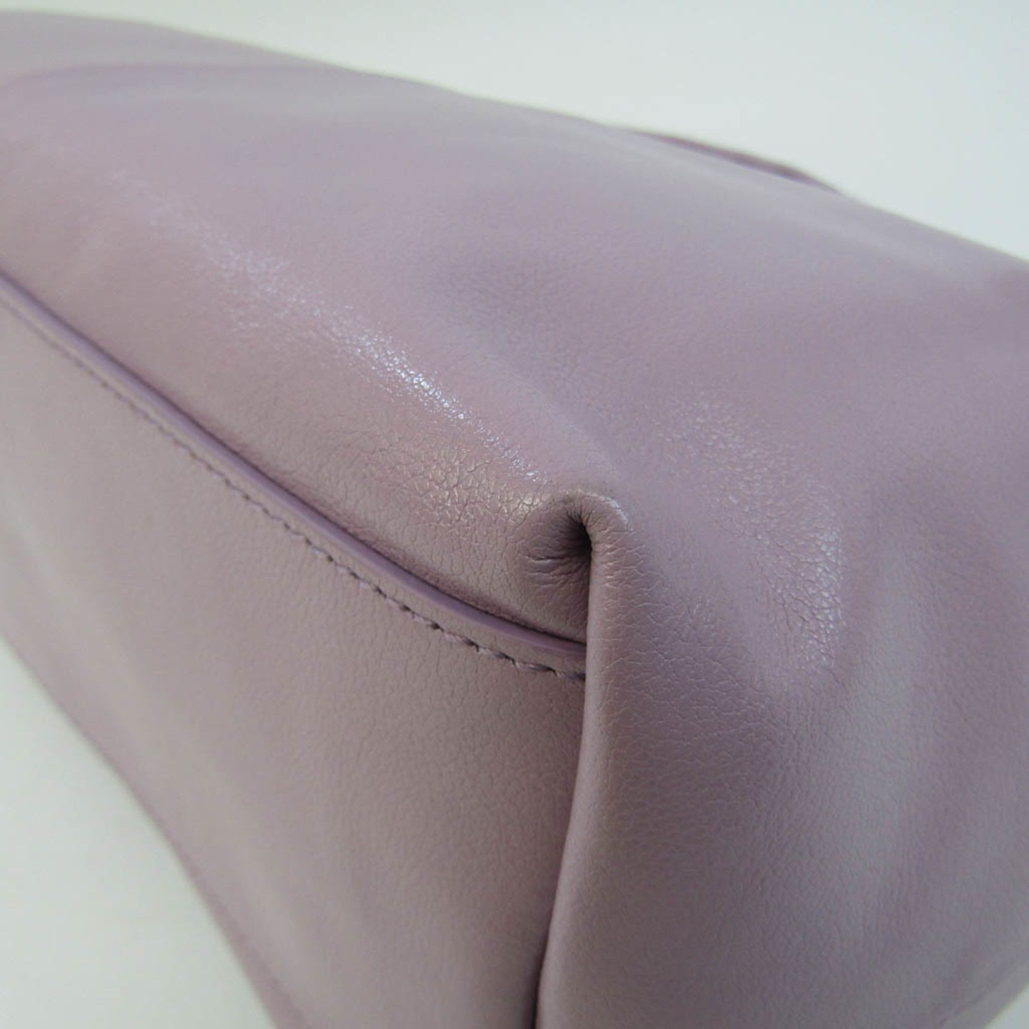 Furla Purple Leather Handbag (Pre-Owned) Size ONE SIZE - 3 Thumbnail