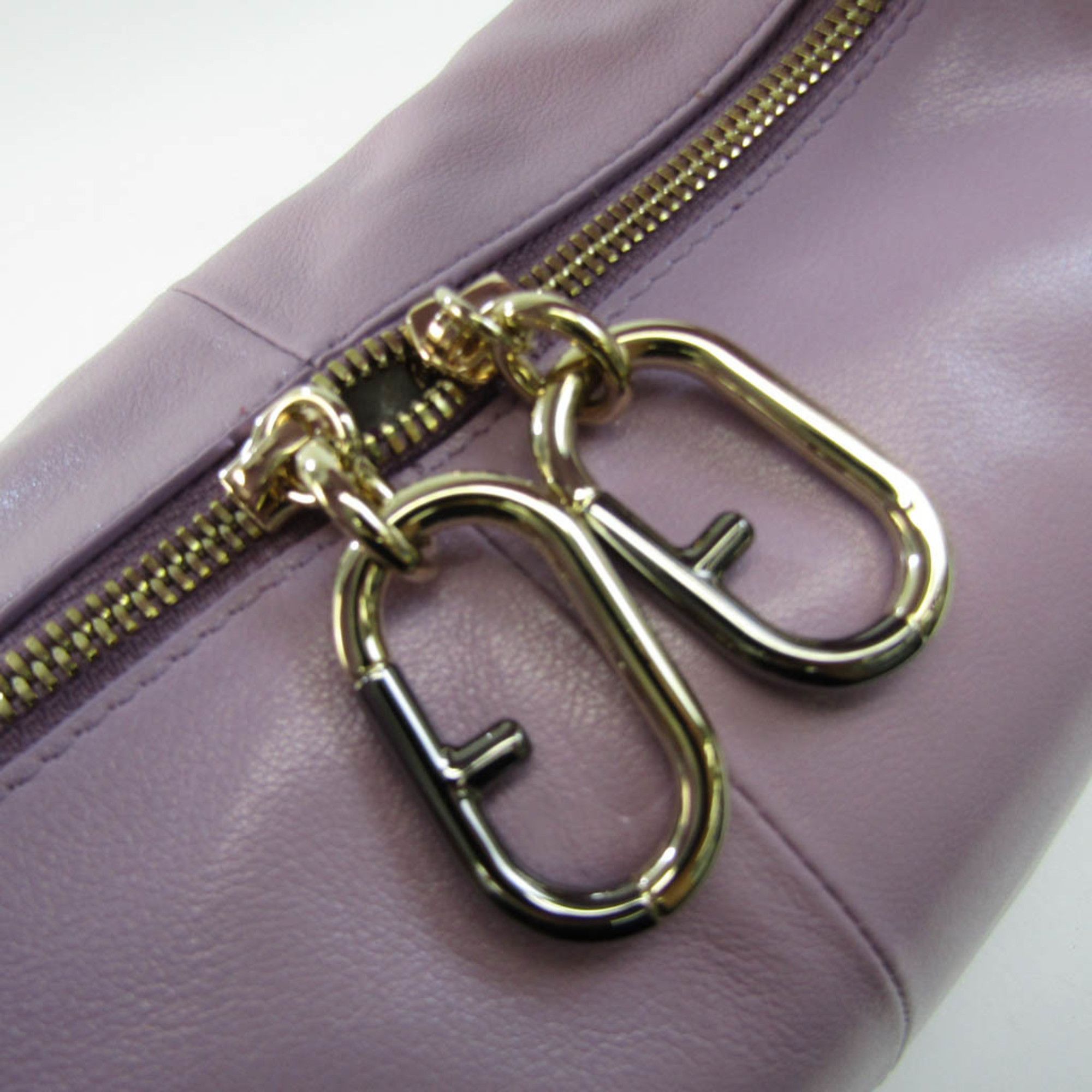 Furla Purple Leather Handbag (Pre-Owned) Size ONE SIZE - 11 Thumbnail