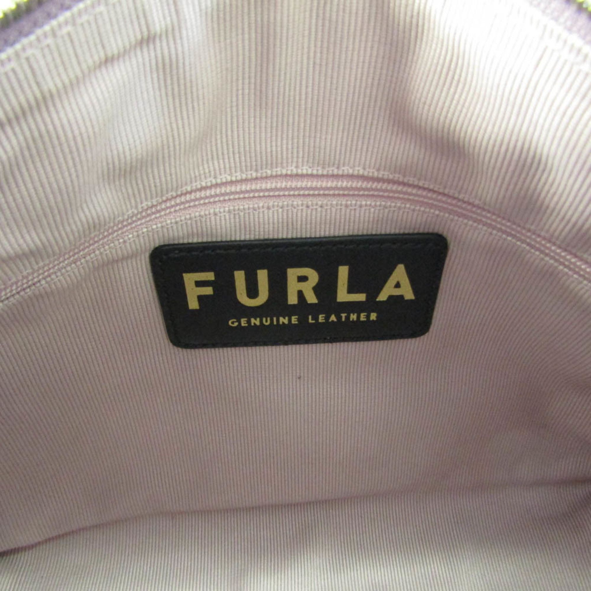 Furla Purple Leather Handbag (Pre-Owned) Size ONE SIZE - 6 Thumbnail