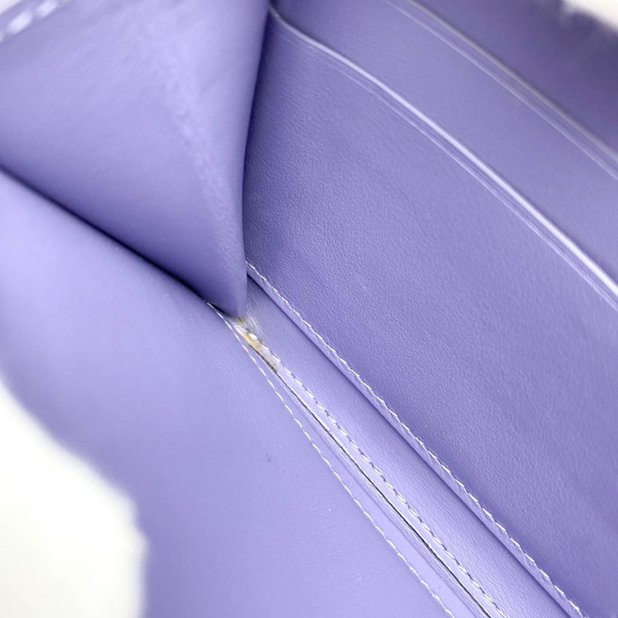 Bottega Veneta Intrecciato Purple Leather Wallet (Pre-Owned) Size ONE SIZE - 13 Thumbnail