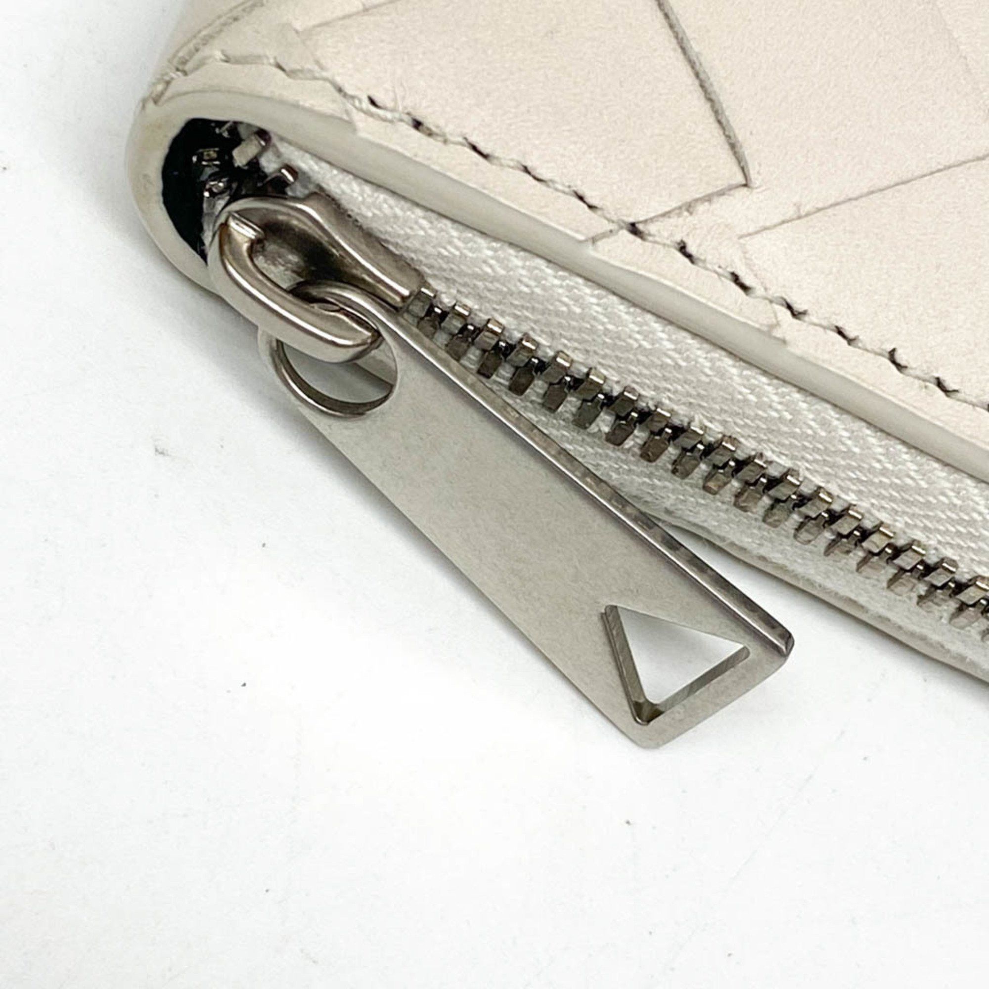 Bottega Veneta Intrecciato White Leather Wallet (Pre-Owned) Size ONE SIZE - 11 Thumbnail