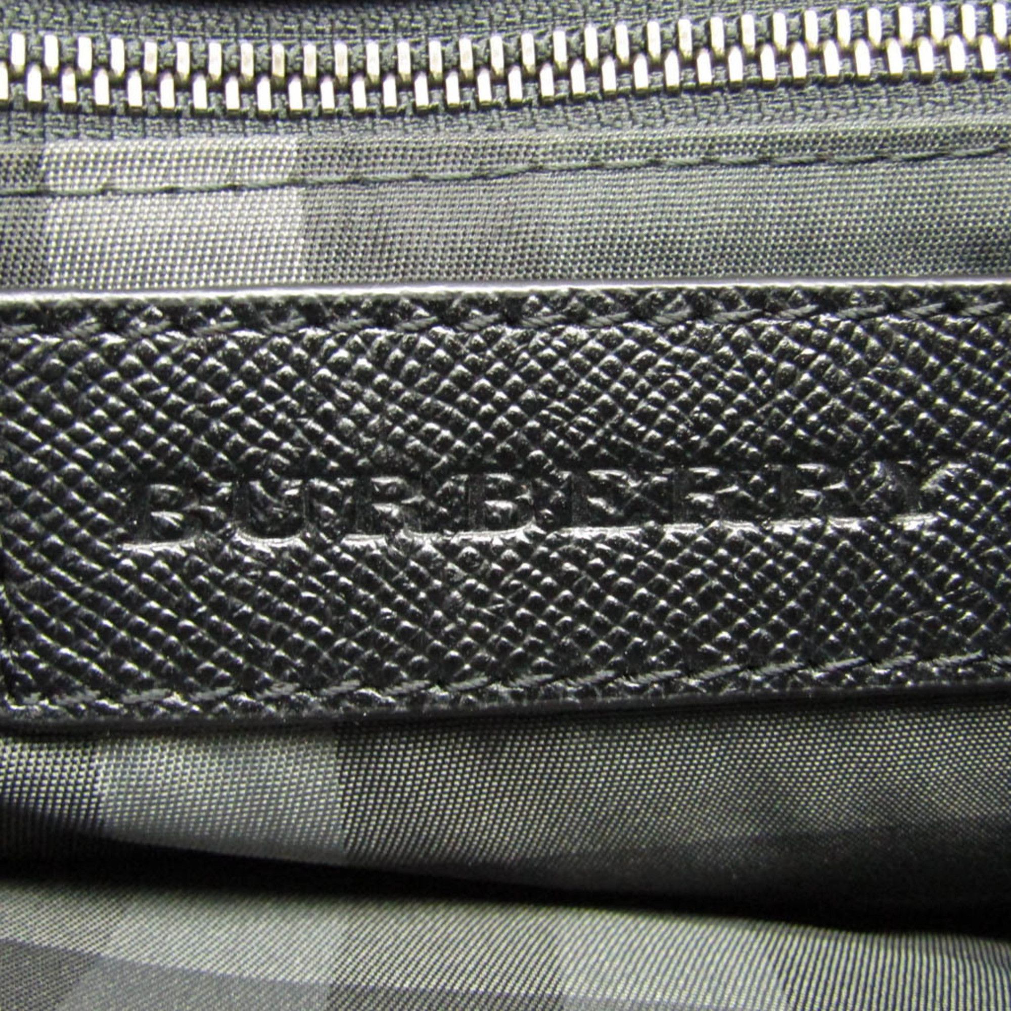 Burberry Black Leather Shopper Bag (Pre-Owned) Size ONE SIZE - 6 Thumbnail
