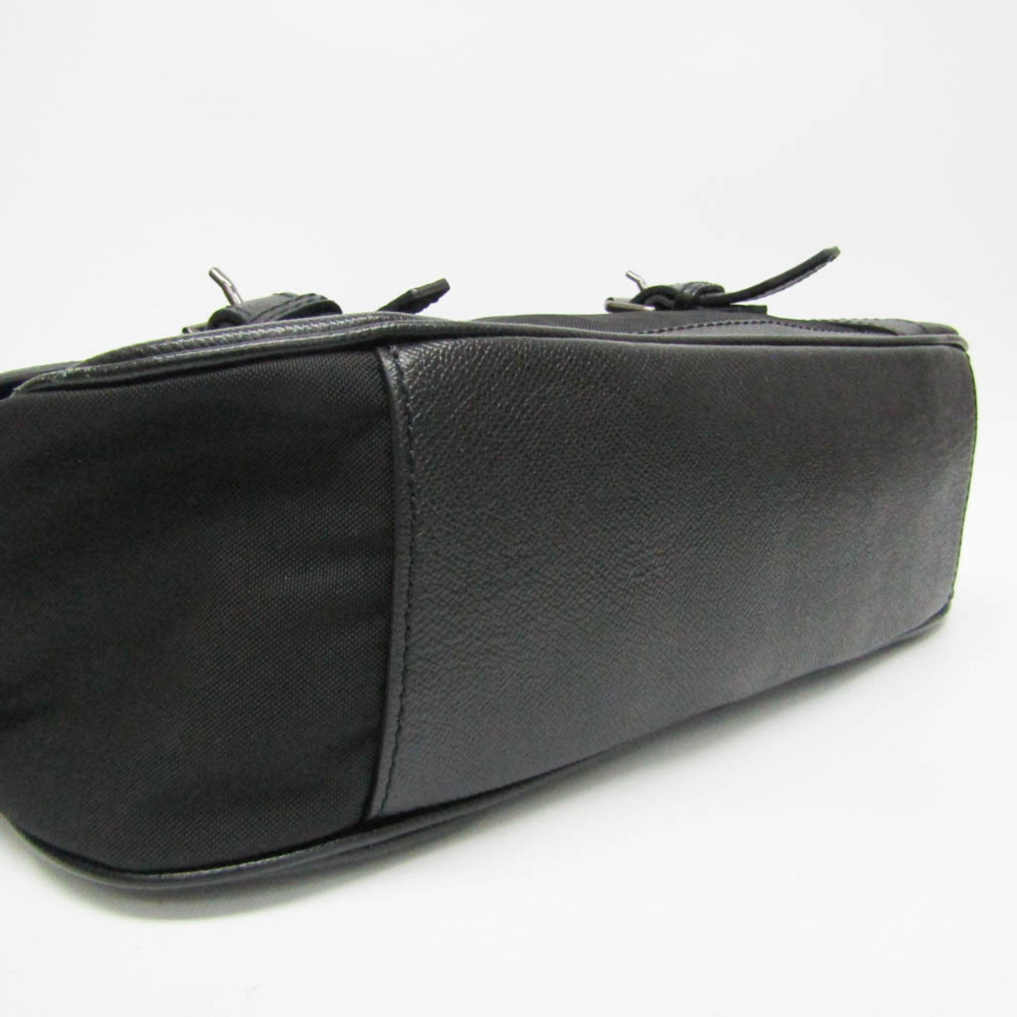 Burberry Black Leather Shopper Bag (Pre-Owned) Size ONE SIZE - 3 Thumbnail