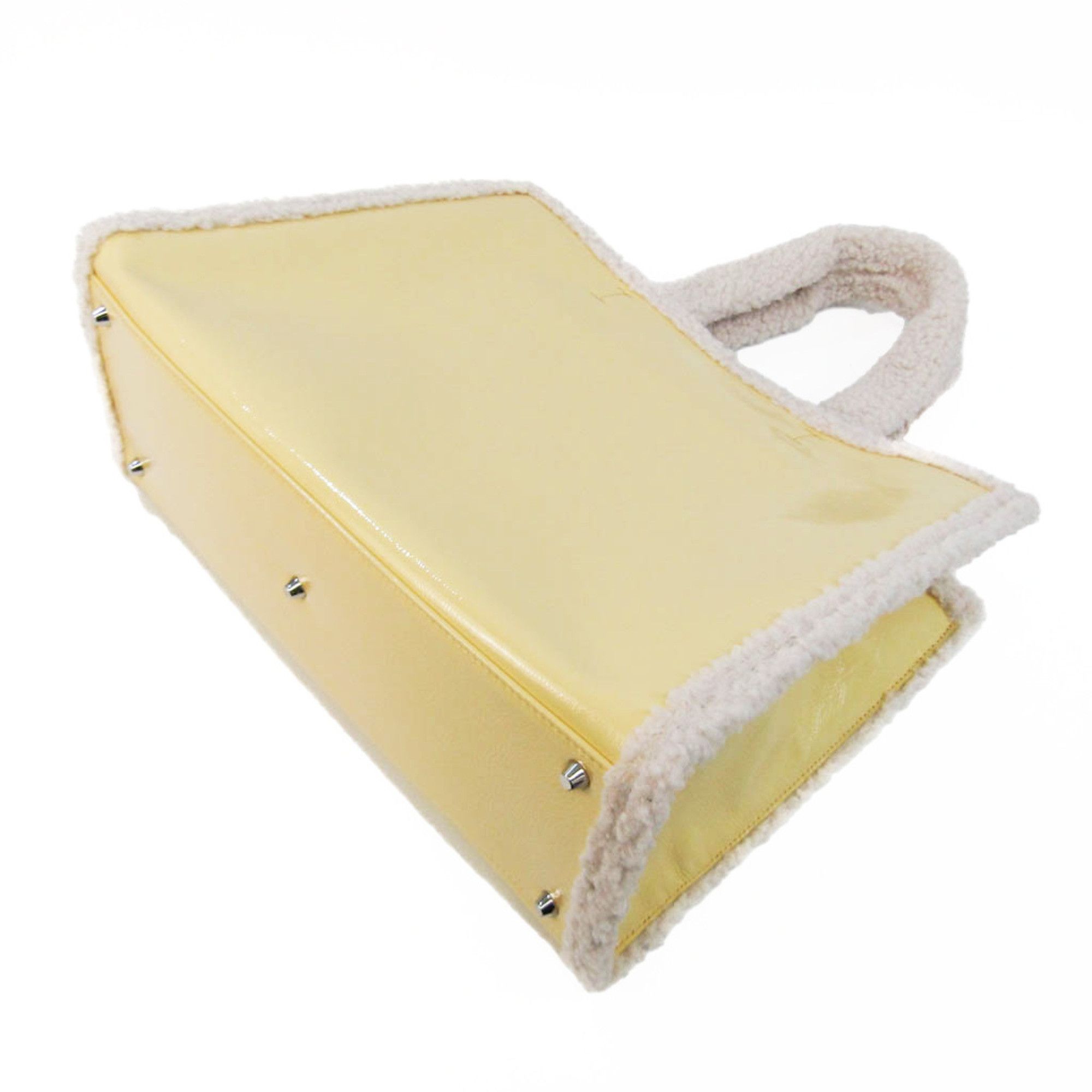 Furla Yellow Patent Leather Tote Bag (Pre-Owned) Size ONE SIZE - 2 Thumbnail
