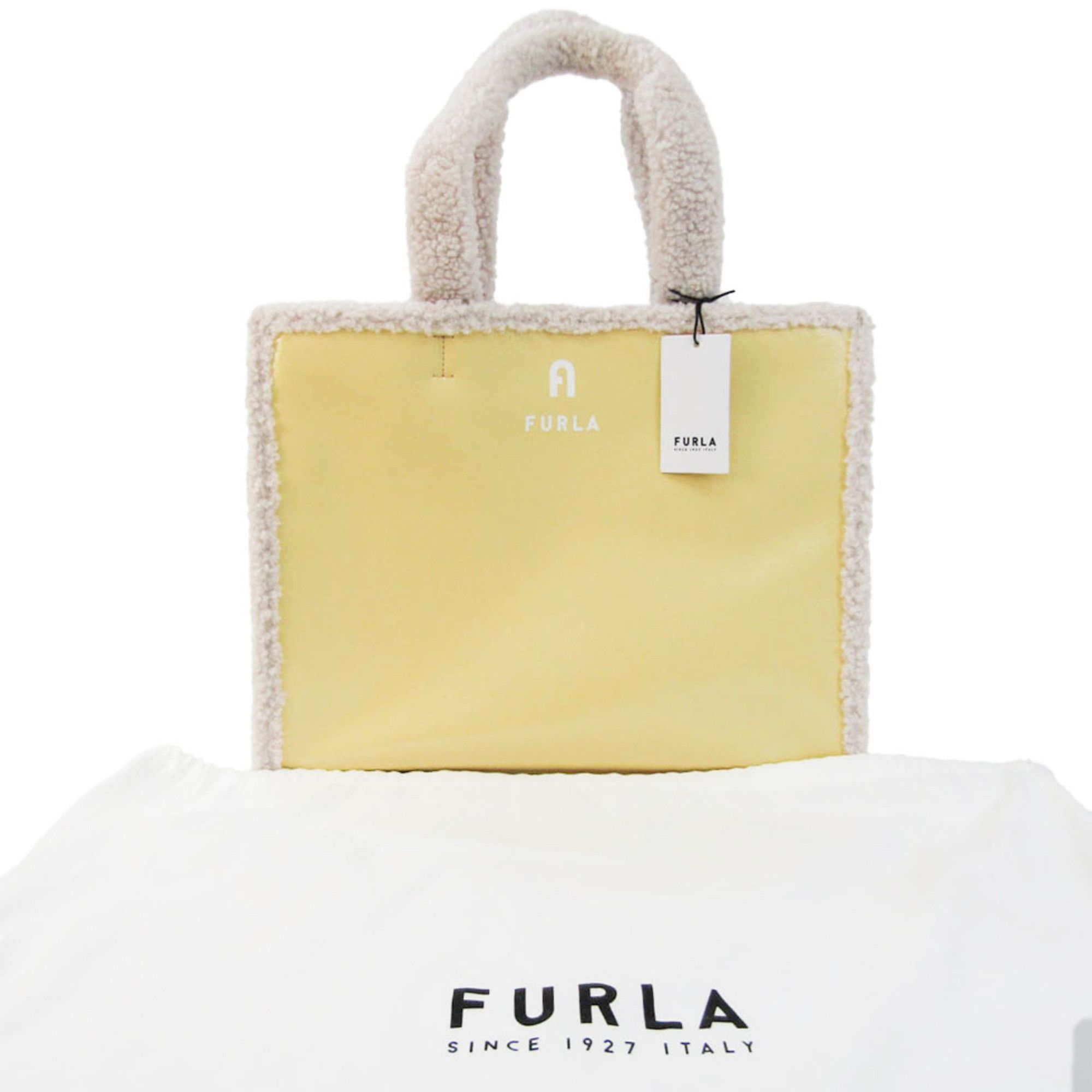 Furla Yellow Patent Leather Tote Bag (Pre-Owned) Size ONE SIZE - 6 Thumbnail