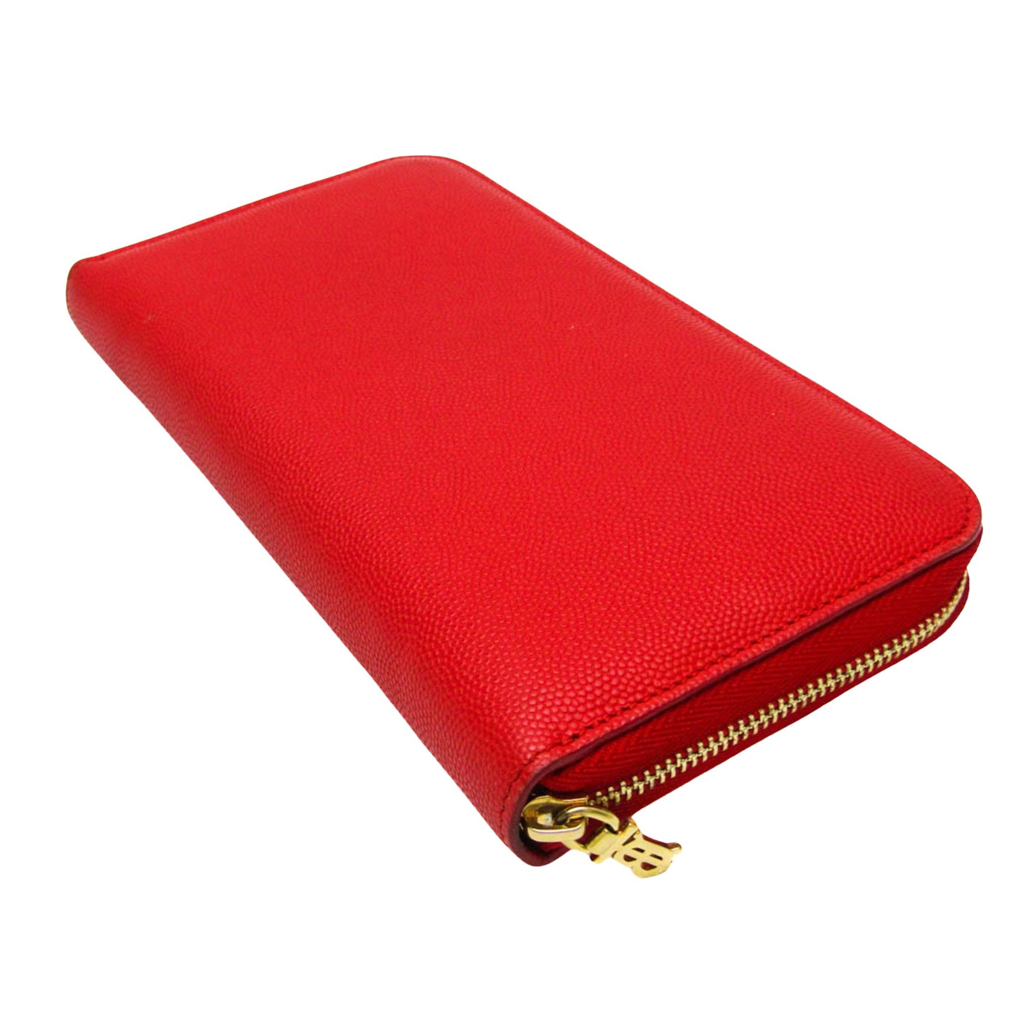 Burberry Tb Red Leather Wallet (Pre-Owned) Size ONE SIZE - 2 Thumbnail