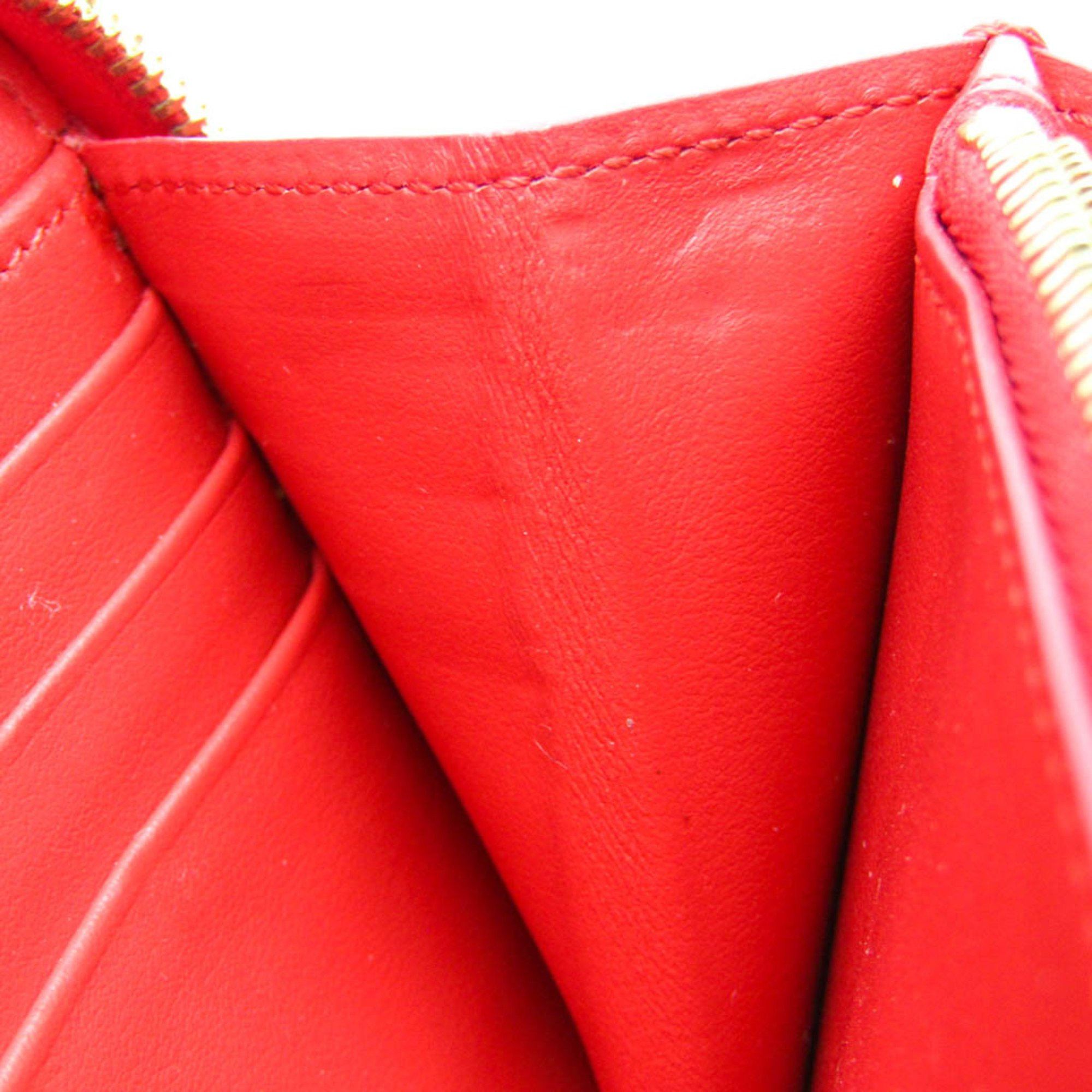 Burberry Tb Red Leather Wallet (Pre-Owned) Size ONE SIZE - 9 Thumbnail