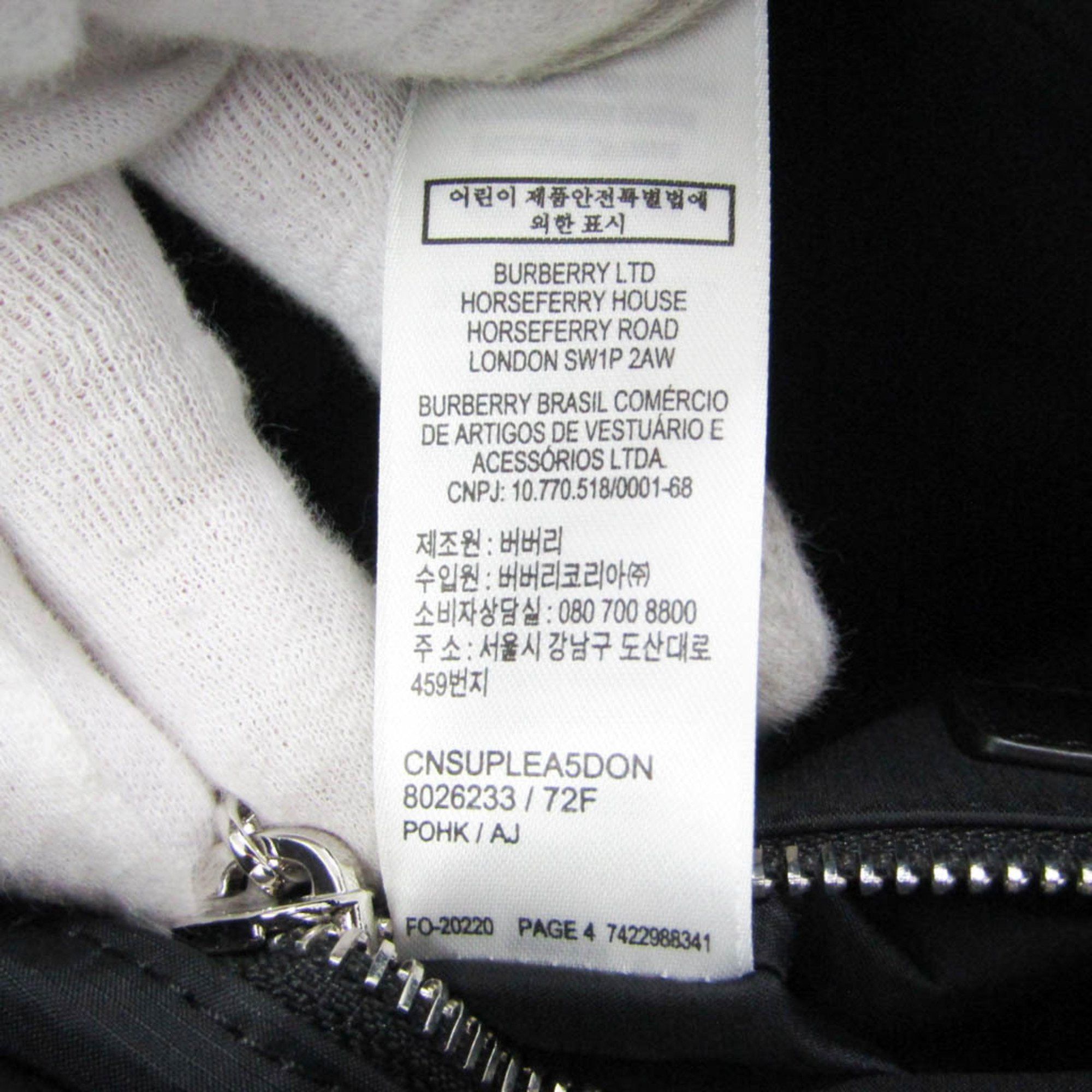 Burberry Artie Black Synthetic Tote Bag (Pre-Owned) Size ONE SIZE - 9 Thumbnail