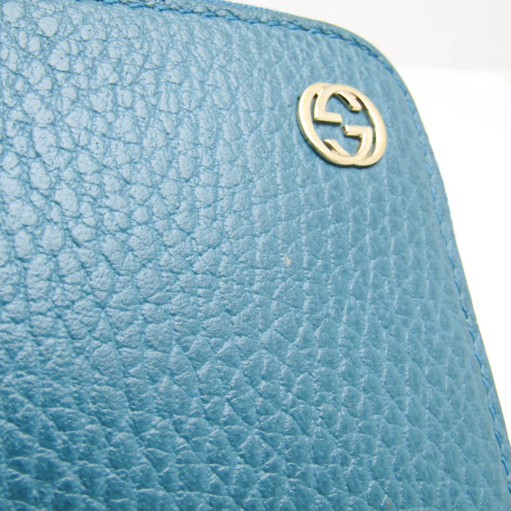 Gucci Interlocking G Turquoise Leather Wallet (Pre-Owned) Size ONE SIZE - 10 Thumbnail