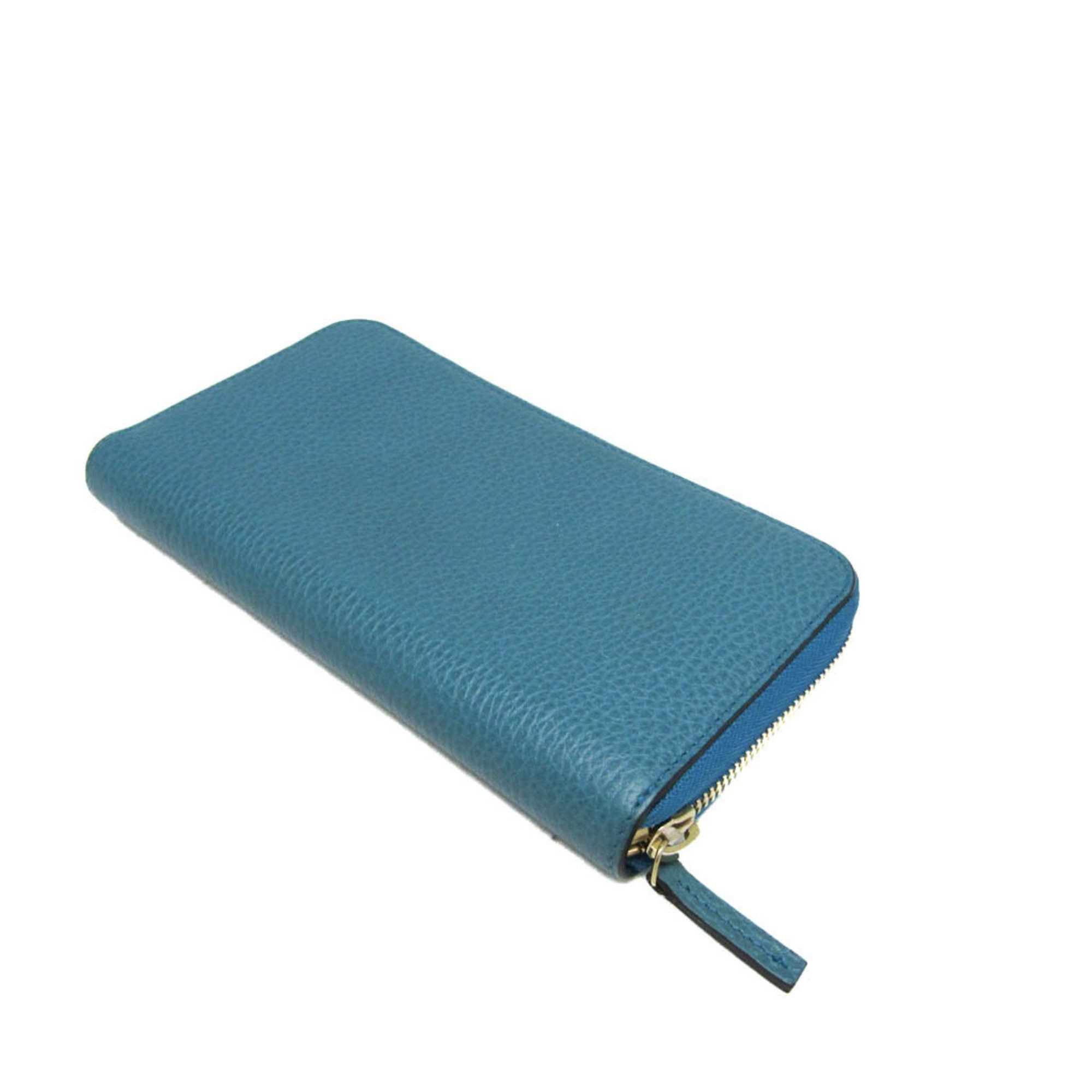 Gucci Interlocking G Turquoise Leather Wallet (Pre-Owned) Size ONE SIZE - 2 Thumbnail