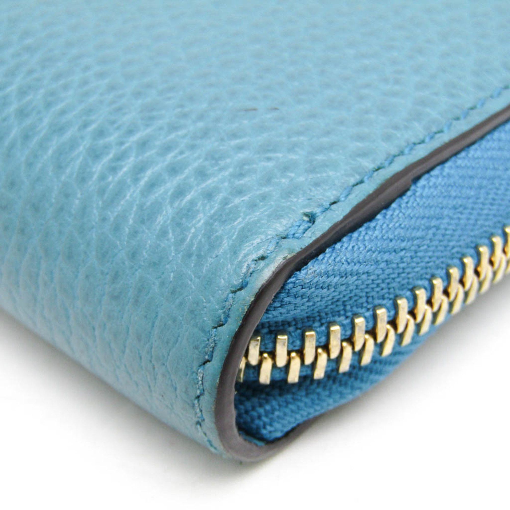 Gucci Interlocking G Turquoise Leather Wallet (Pre-Owned) Size ONE SIZE - 6 Thumbnail