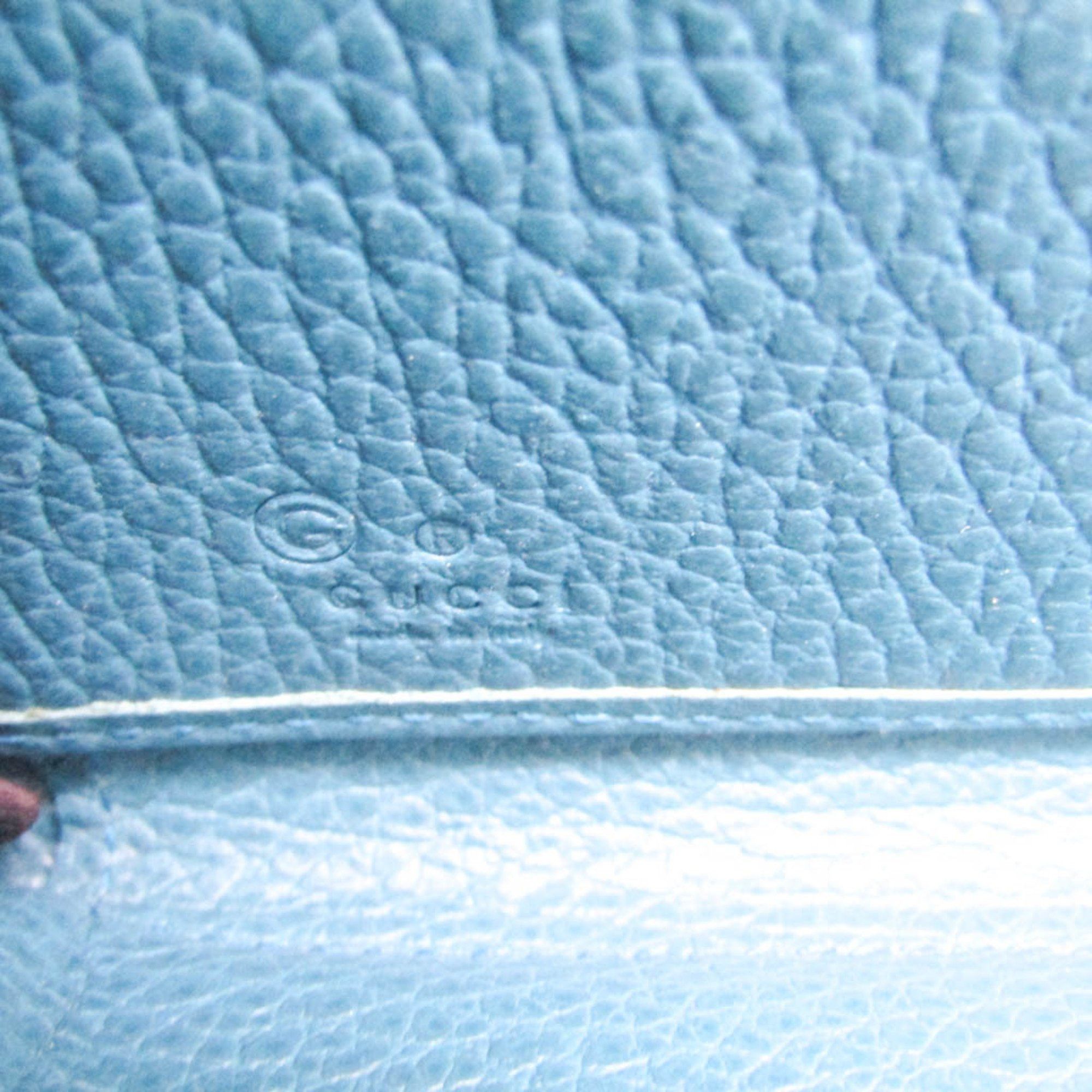 Gucci Interlocking G Turquoise Leather Wallet (Pre-Owned) Size ONE SIZE - 5 Thumbnail