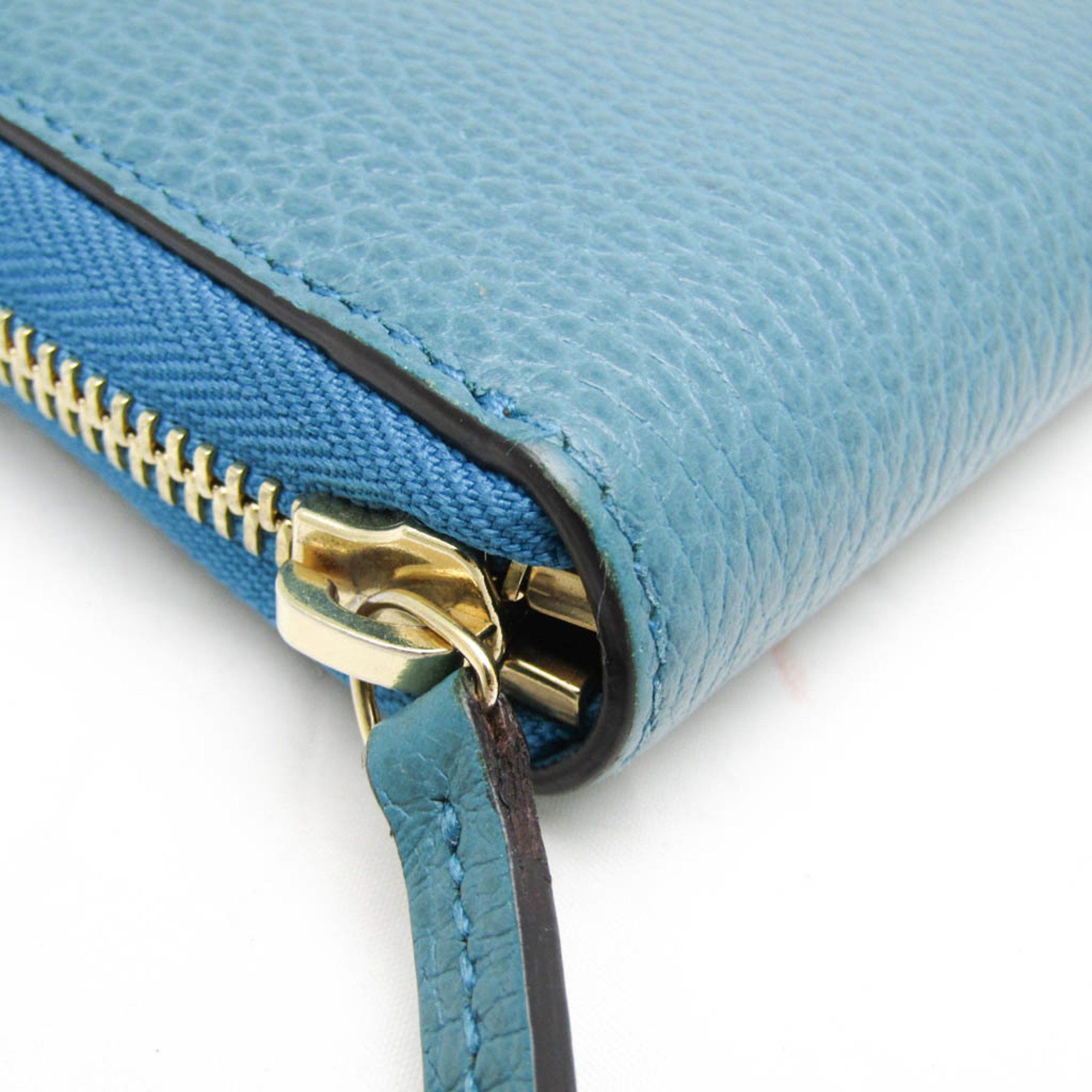 Gucci Interlocking G Turquoise Leather Wallet (Pre-Owned) Size ONE SIZE - 8 Thumbnail