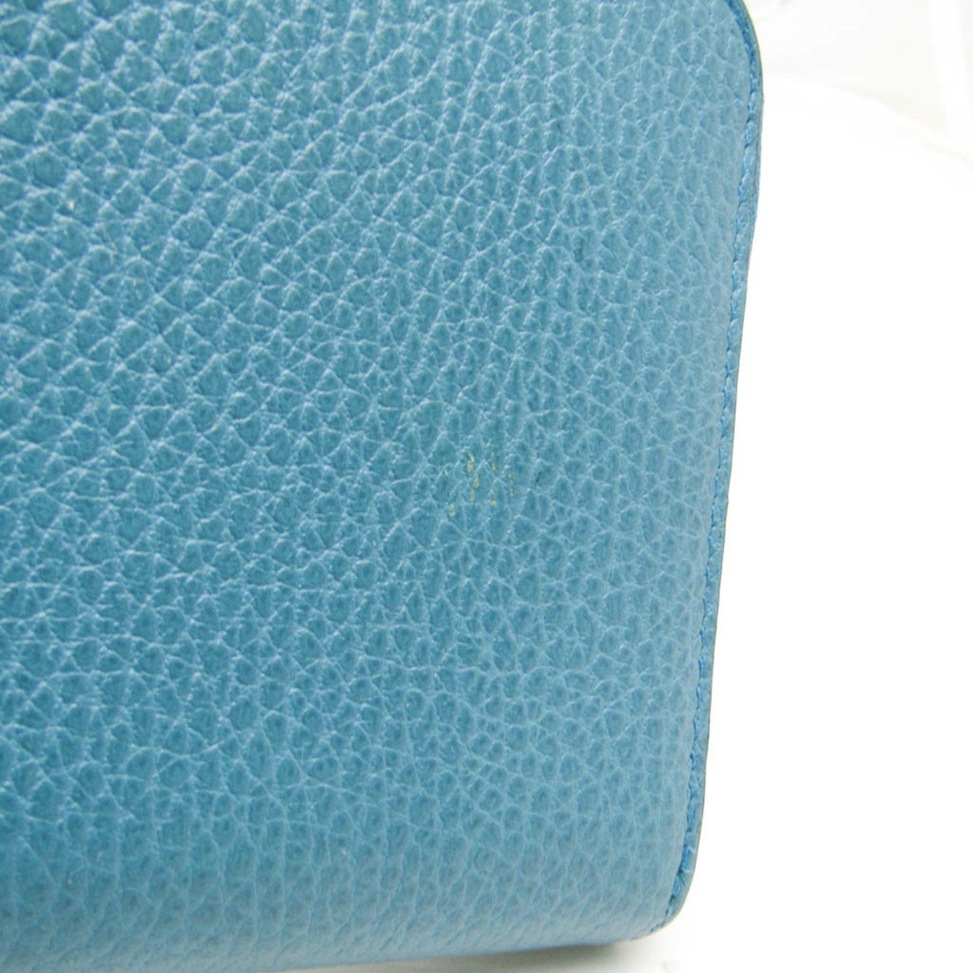 Gucci Interlocking G Turquoise Leather Wallet (Pre-Owned) Size ONE SIZE - 12 Thumbnail