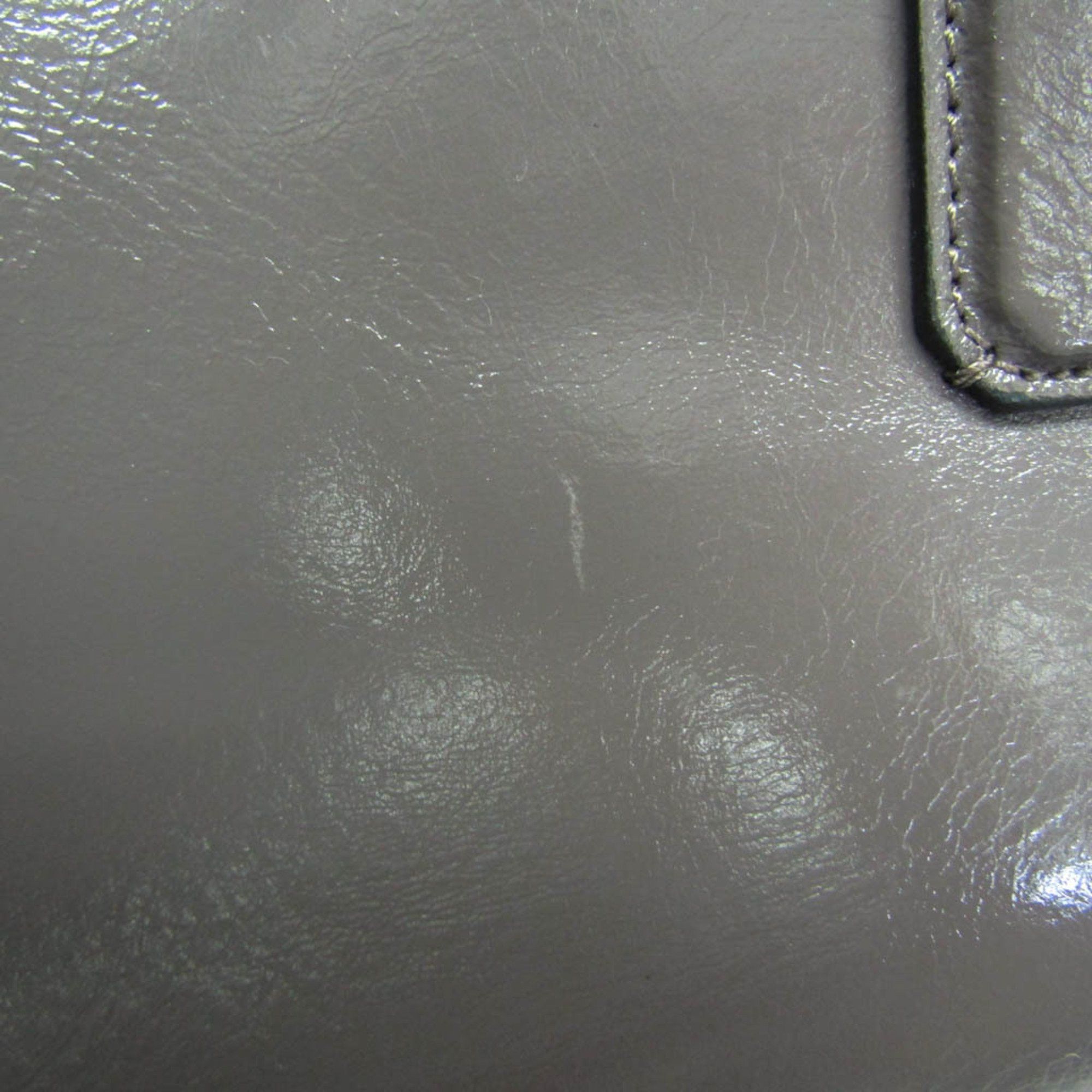 Burberry Grey Leather Handbag (Pre-Owned) Size ONE SIZE - 10 Thumbnail