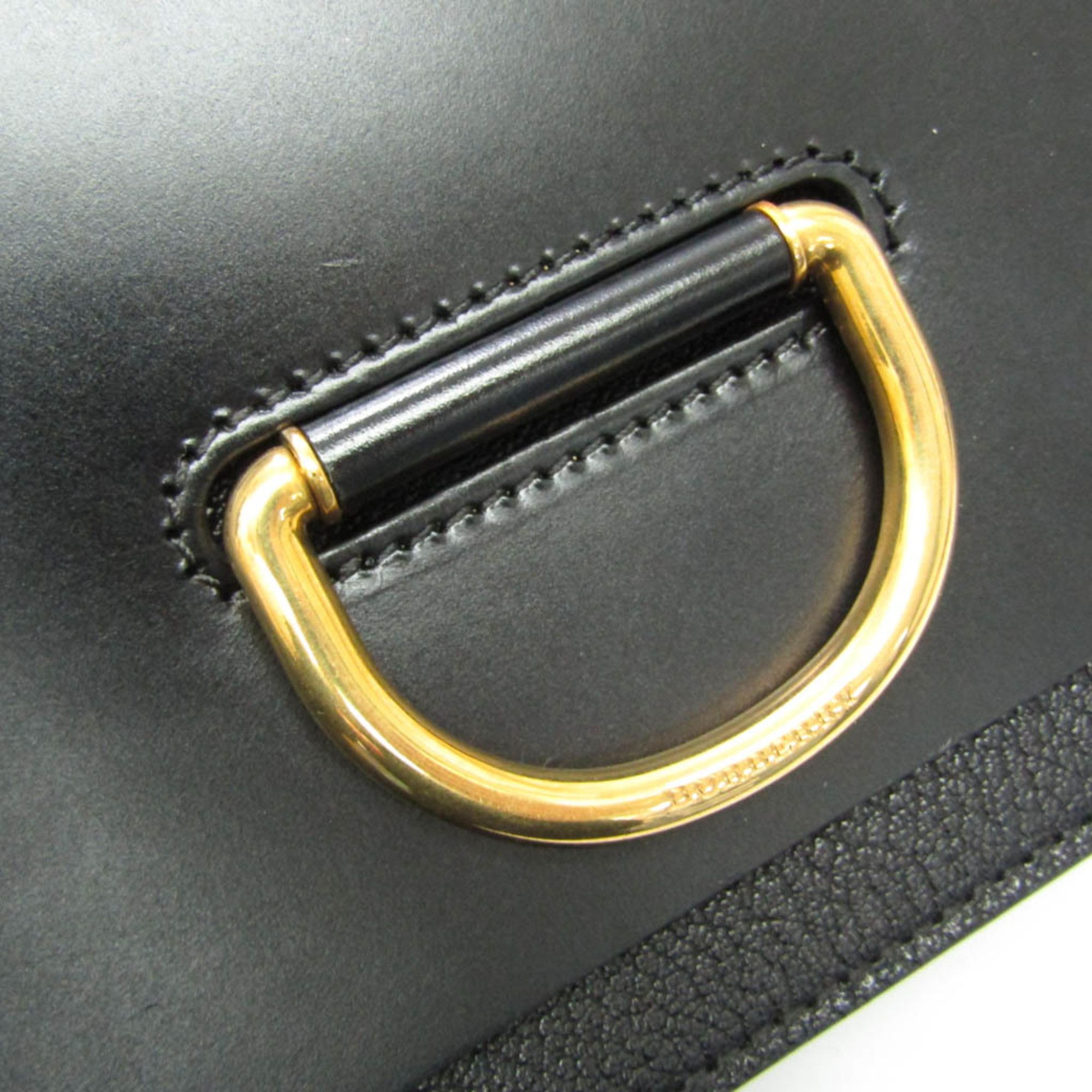 Burberry Black Leather Shoulder Bag (Pre-Owned) Size ONE SIZE - 8 Thumbnail