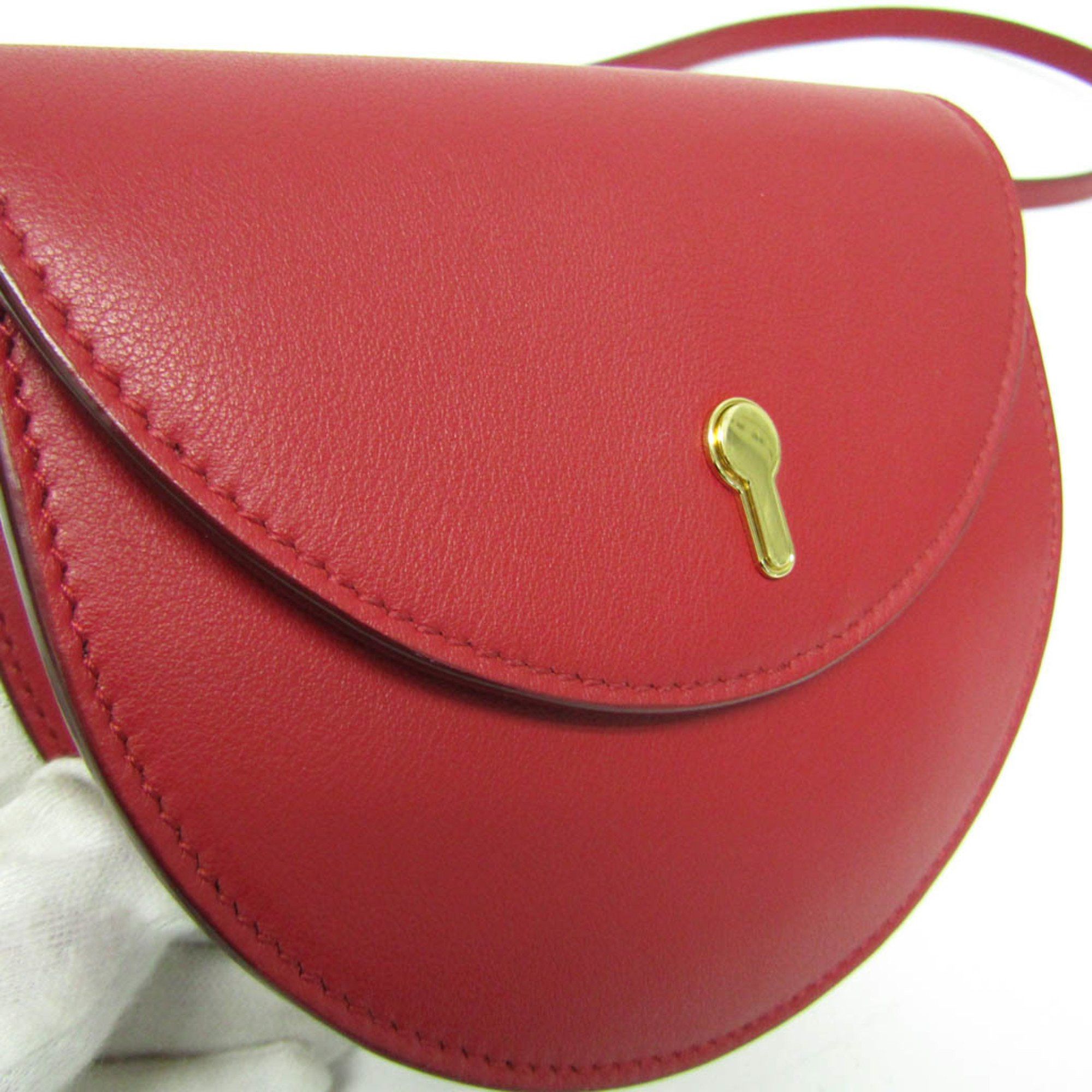Bally Red Leather Shopper Bag (Pre-Owned) Size ONE SIZE - 4 Thumbnail