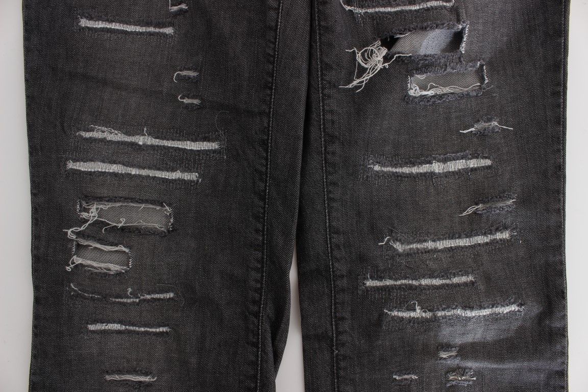 John Galliano Chic Gray Wash Straight Fit Women's Jeans Size 26" / US 2 / IT 38 - 6 Thumbnail