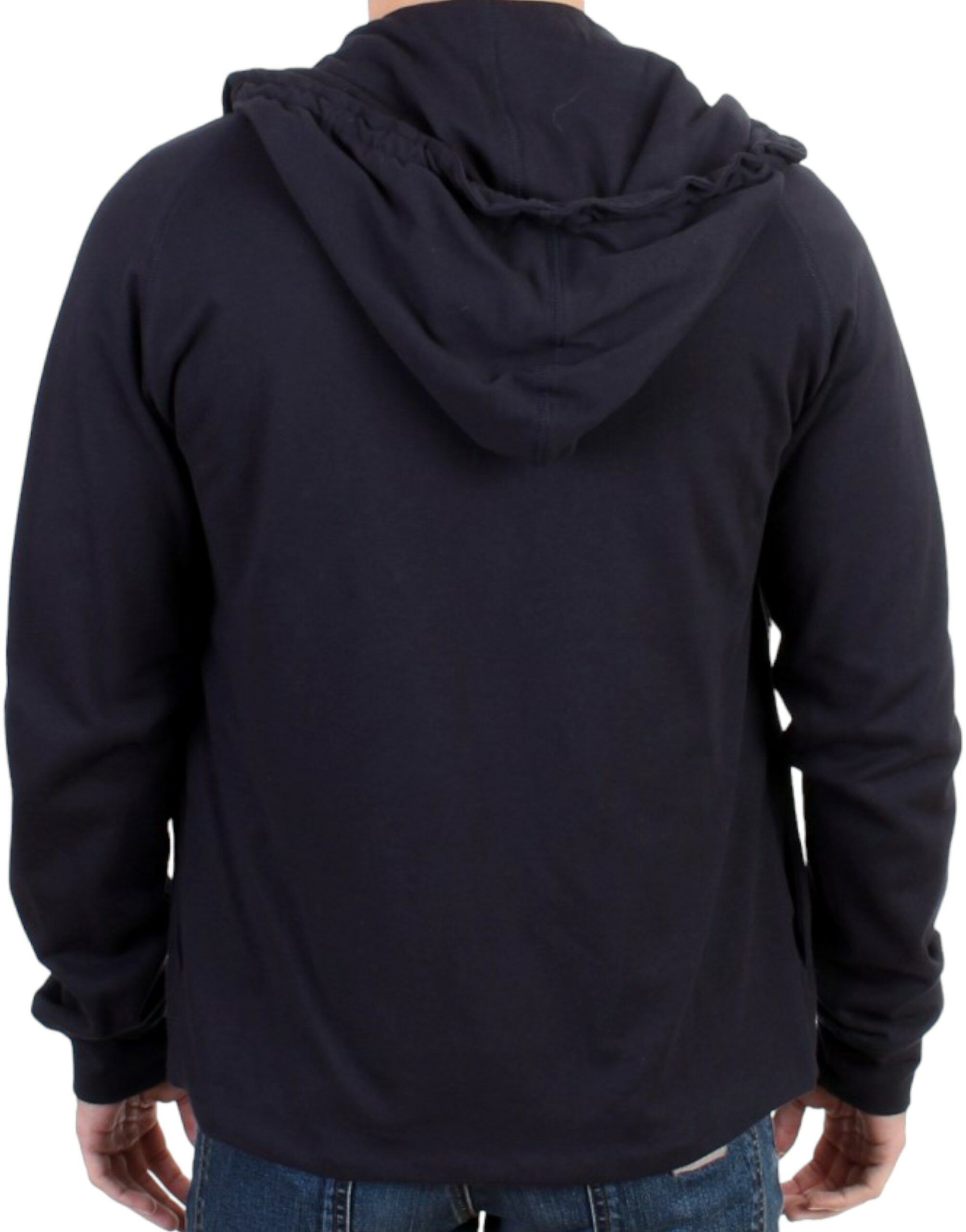 Costume National Elegant Blue Hooded Cotton Men's Sweater Size US M / EU 48-50 / 2 - 3 Thumbnail