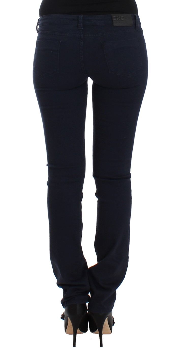 Costume National Chic Blue Straight Leg Denim Women's Delight Size 28" / US 6 / IT 42 - 3 Thumbnail