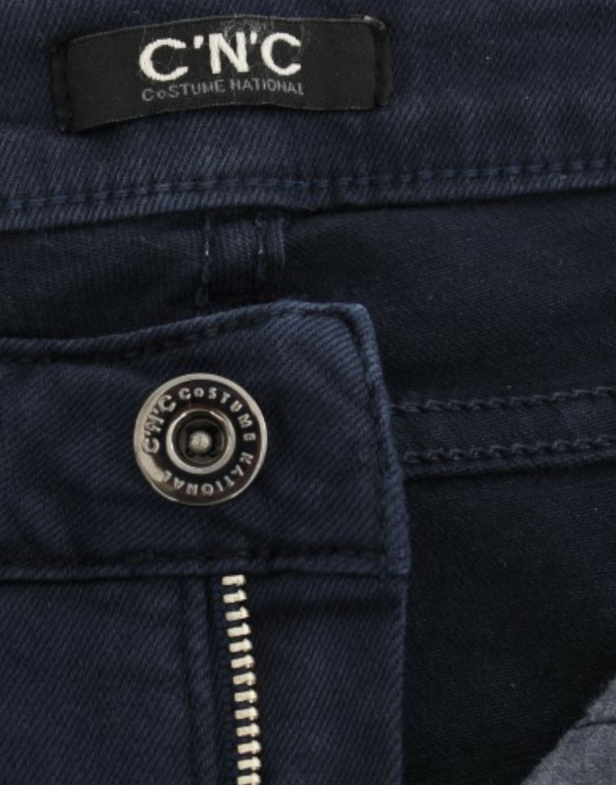 Costume National Chic Blue Straight Leg Denim Women's Delight Size 28" / US 6 / IT 42 - 6 Thumbnail