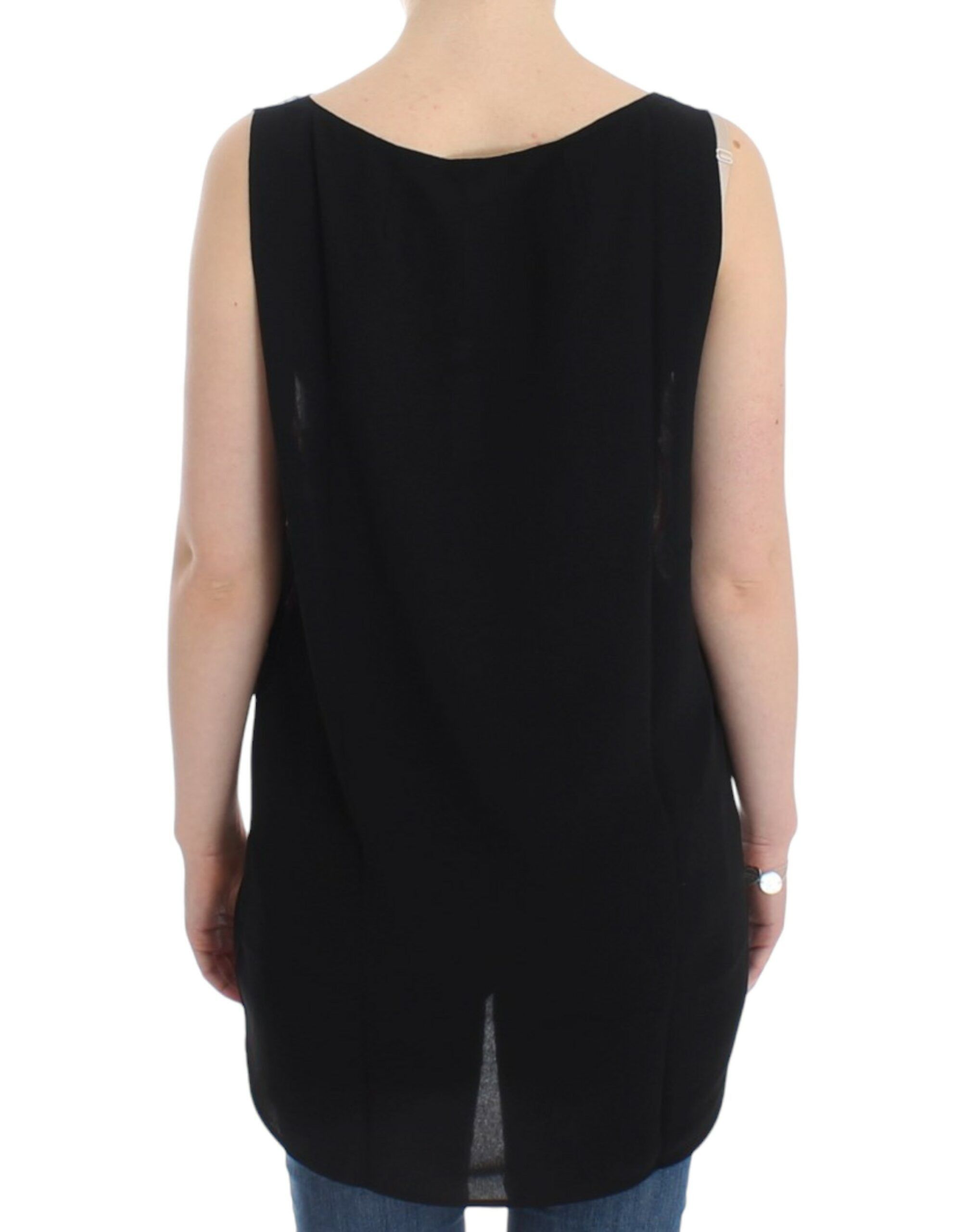 Costume National Chic Multicolor Sleeveless Women's Top Size M / US 6-8 / IT 42-44 - 4 Thumbnail