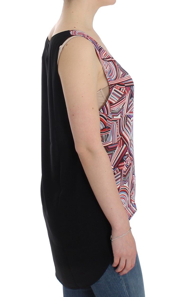 Costume National Chic Multicolor Sleeveless Women's Top Size M / US 6-8 / IT 42-44 - 3 Thumbnail