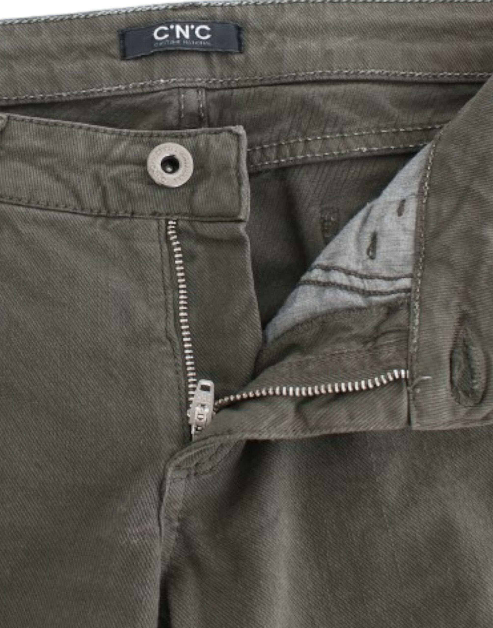 Costume National Chic Green Slim Leg Designer Women's Jeans Size 26" / US 2 / IT 38 - 5 Thumbnail
