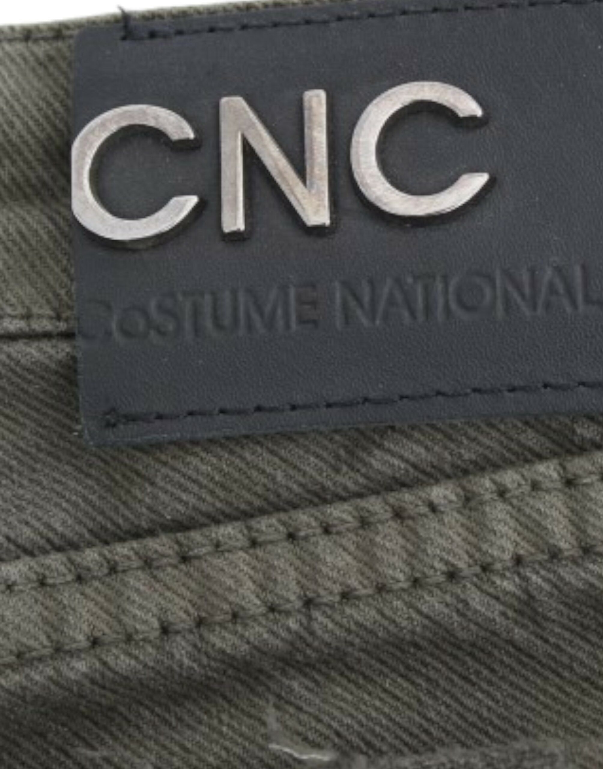 Costume National Chic Green Slim Leg Designer Women's Jeans Size 26" / US 2 / IT 38 - 6 Thumbnail